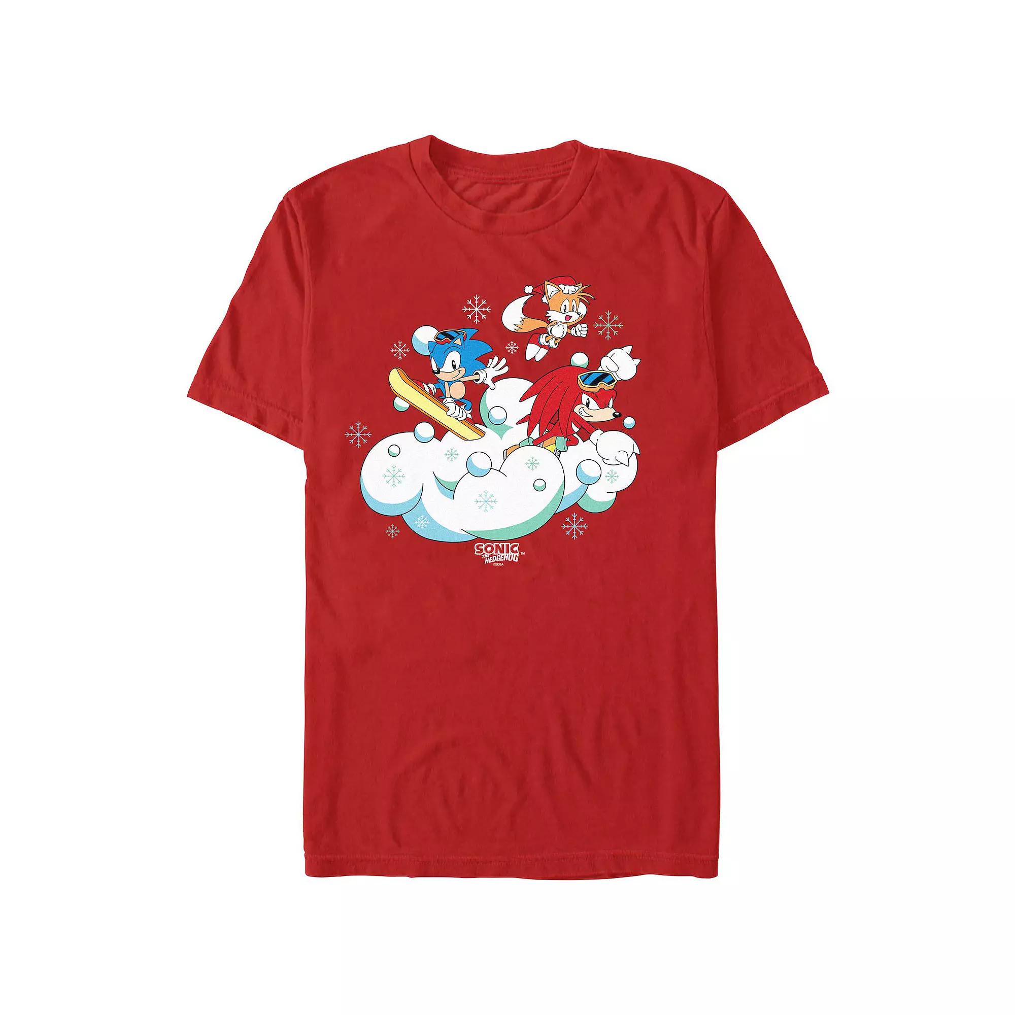 Men's Sonic The Hedgehog Winter Games Graphic Tee,  Product Image