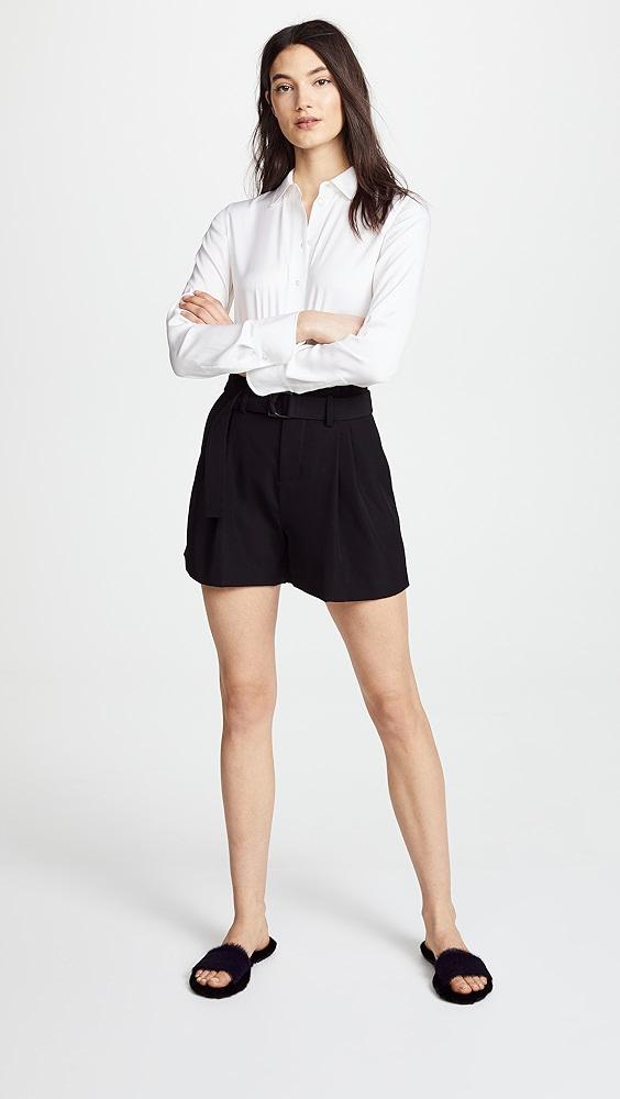 Vince Slim Fitted Blouse | Shopbop Product Image