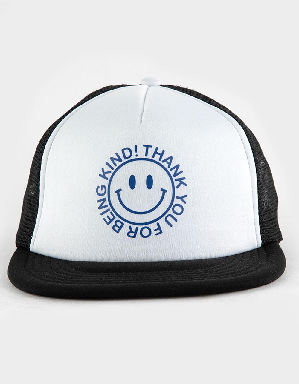 THE PHLUID PROJECT Smile Pride Trucker Hat - BLK/WHT Product Image