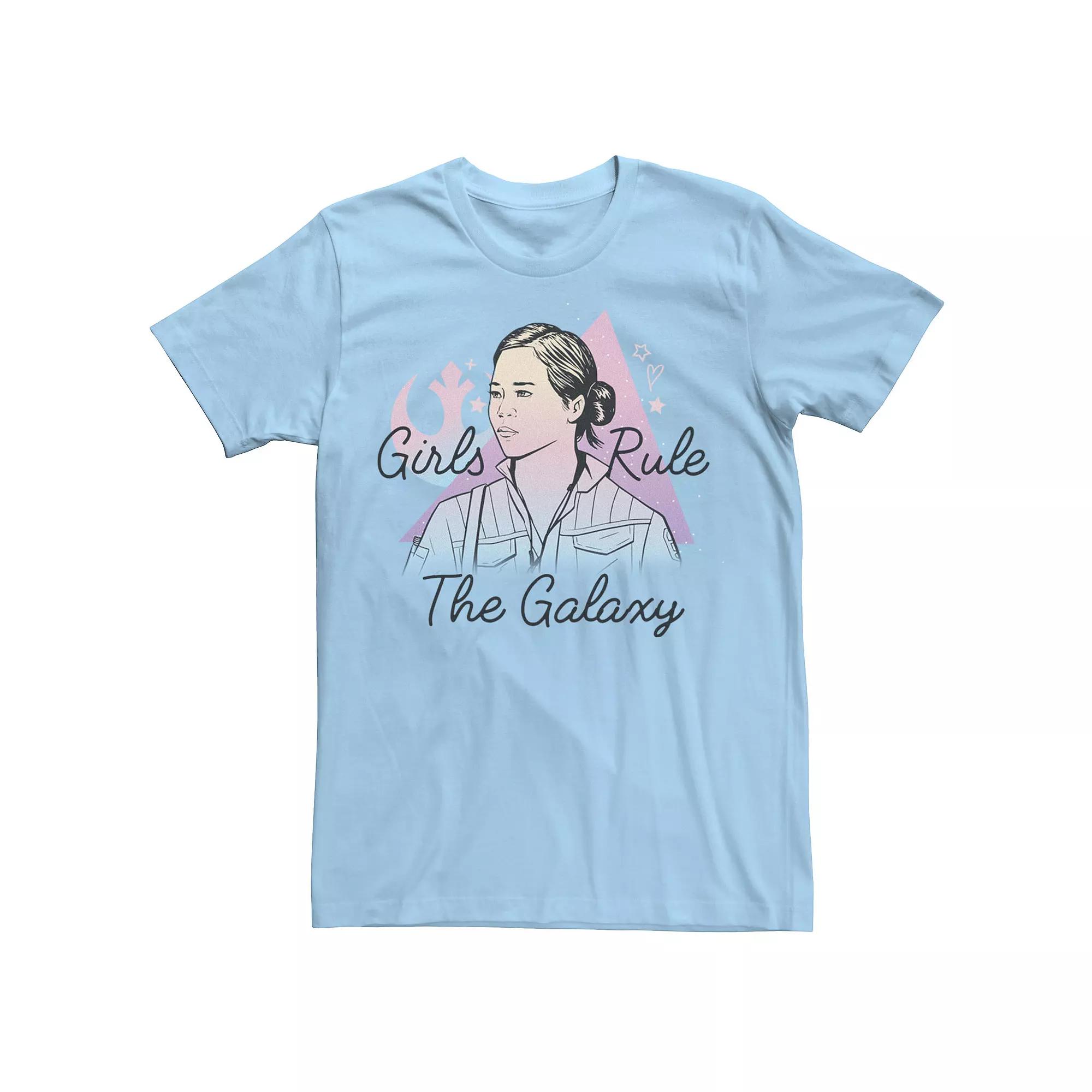 Men's Star Wars The Rise Of Skywalker Girls Rule The Galaxy Rose Tee,  Product Image