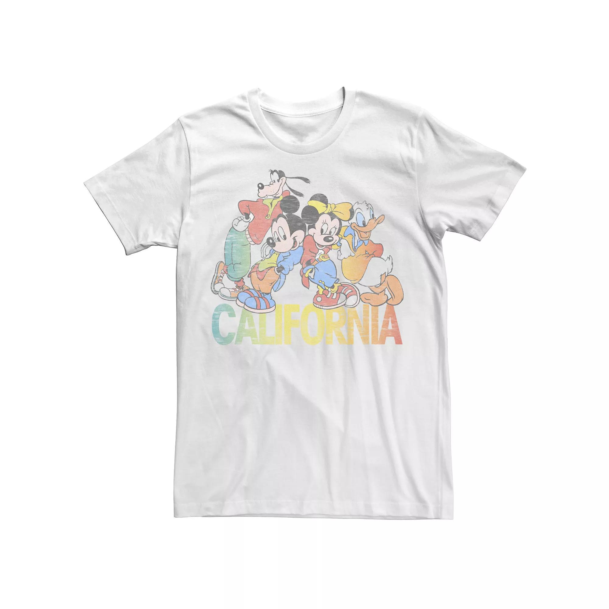 Disney's Mickey & Friends Men's California Group Shot Tee,  Product Image