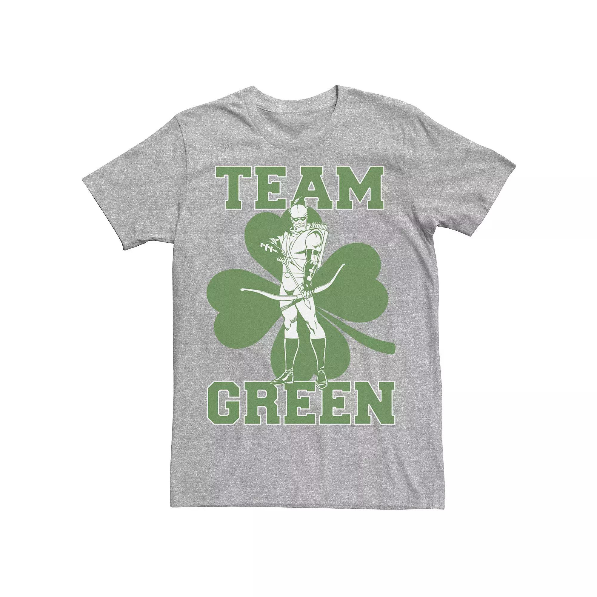 Men's DC Comics St. Patrick's Day Green Arrow Team Green Tee,  Product Image