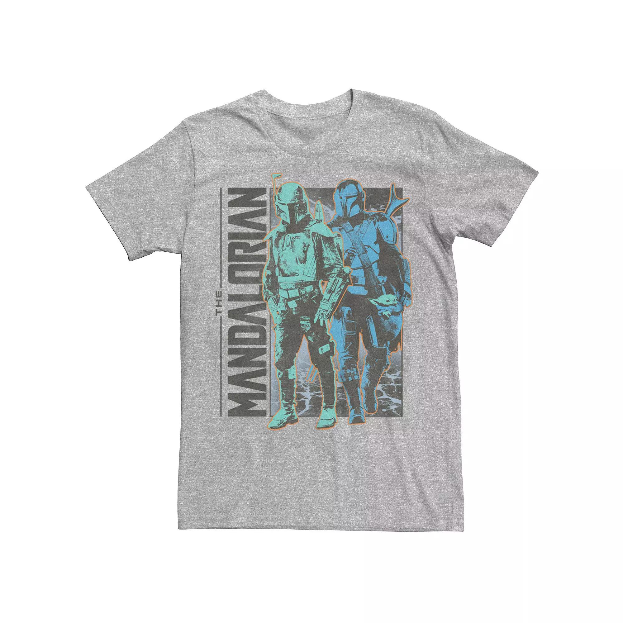 Men's Star Wars The Mandalorian Boba Fett And Grogu Graphic Tee,  Product Image
