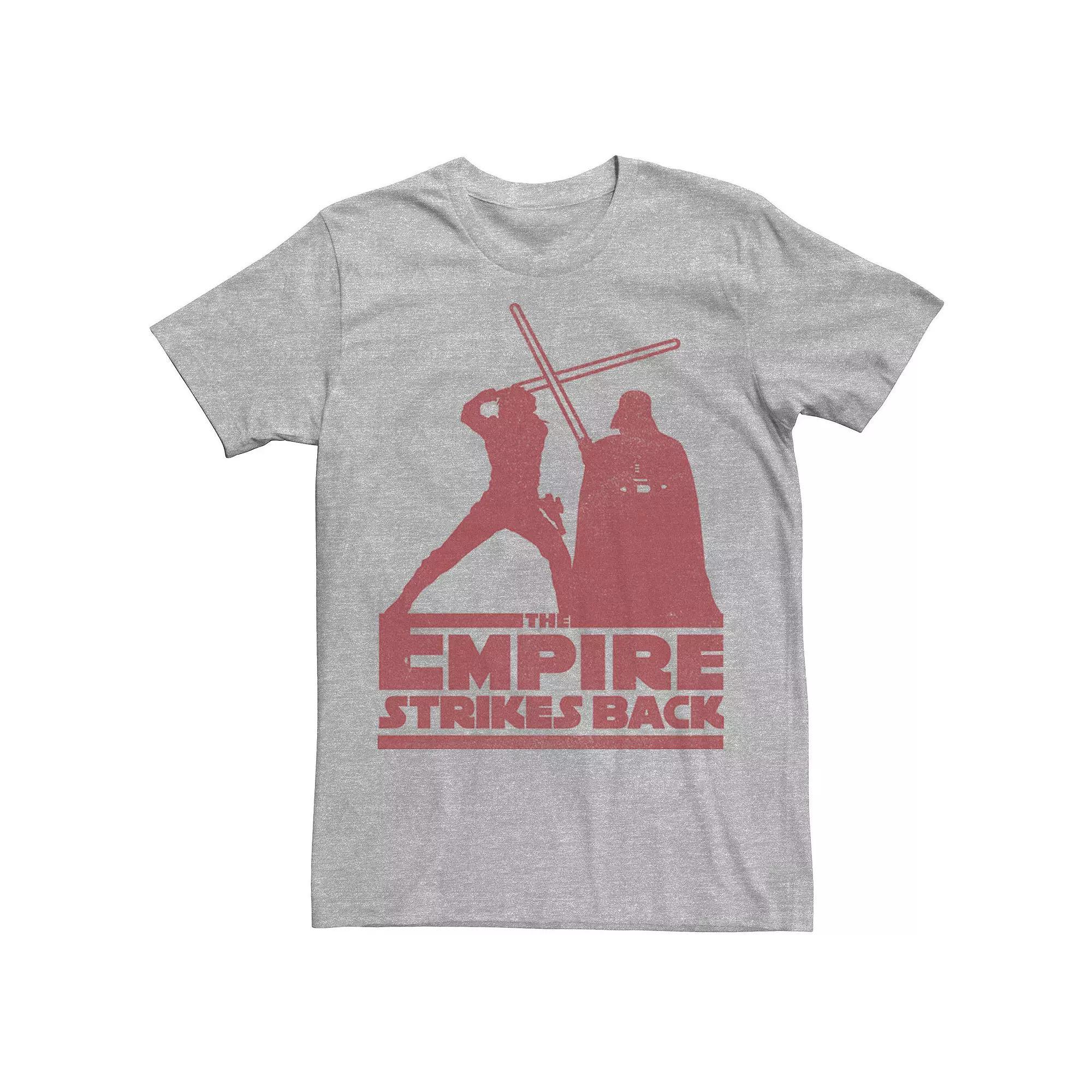 Men's Star Wars Take That Silhouette Tee, Size: Small, Athletic Grey Product Image