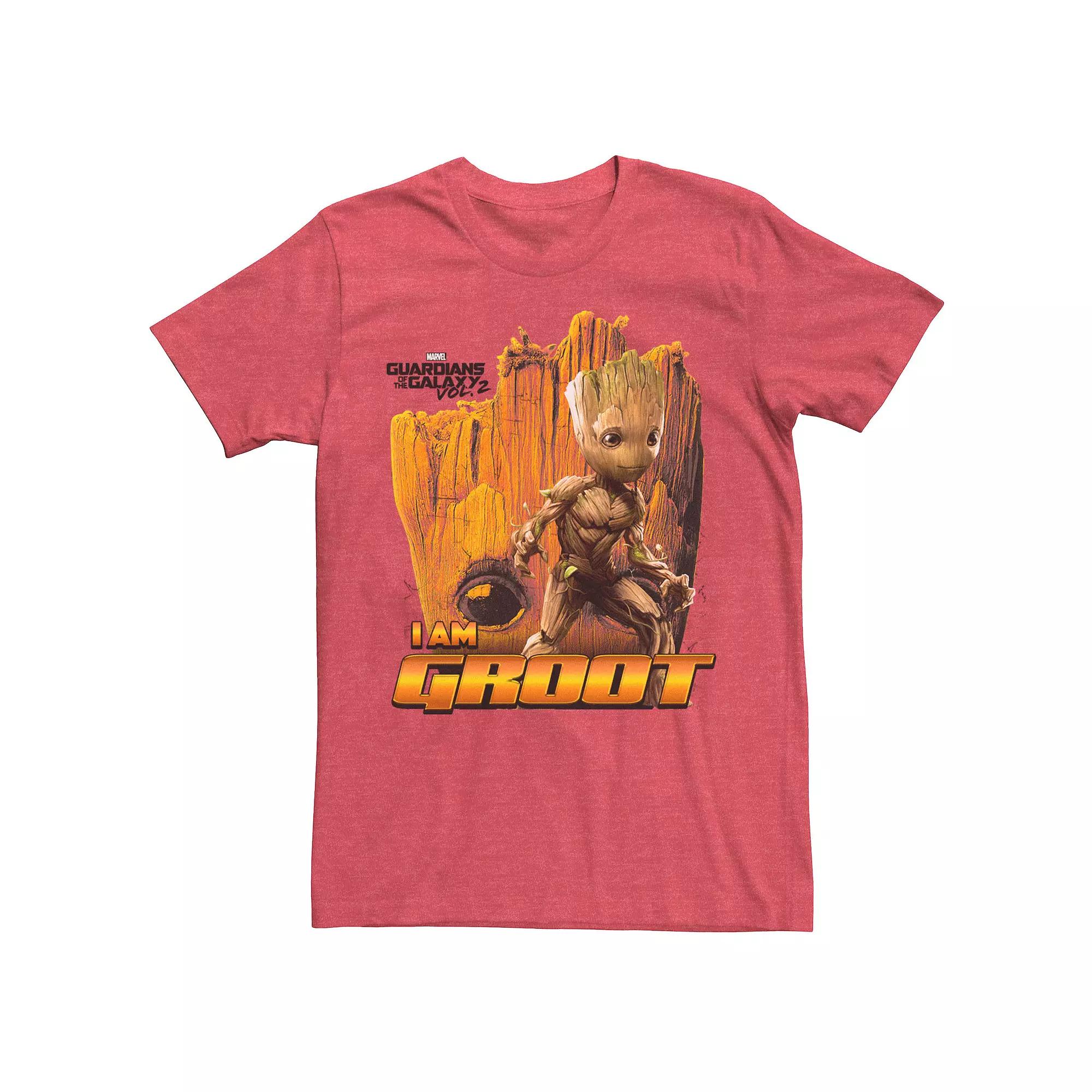 Men's Marvel I Am Groot Collage Portrait Graphic Tee,  Product Image