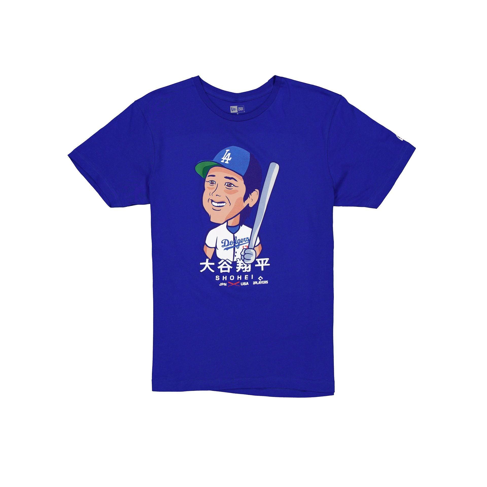 Los Angeles Dodgers Shohei Ohtani Blue T-Shirt Male Product Image