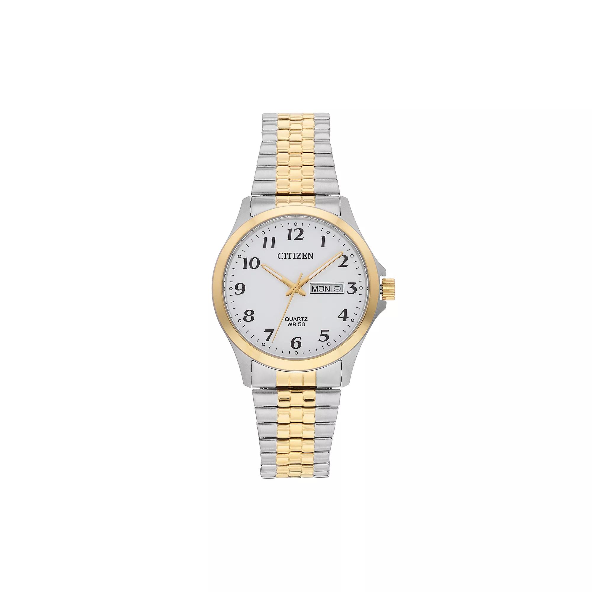 Citizen Mens Two Tone Stainless Steel Expansion Watch - BF5004-93A Product Image