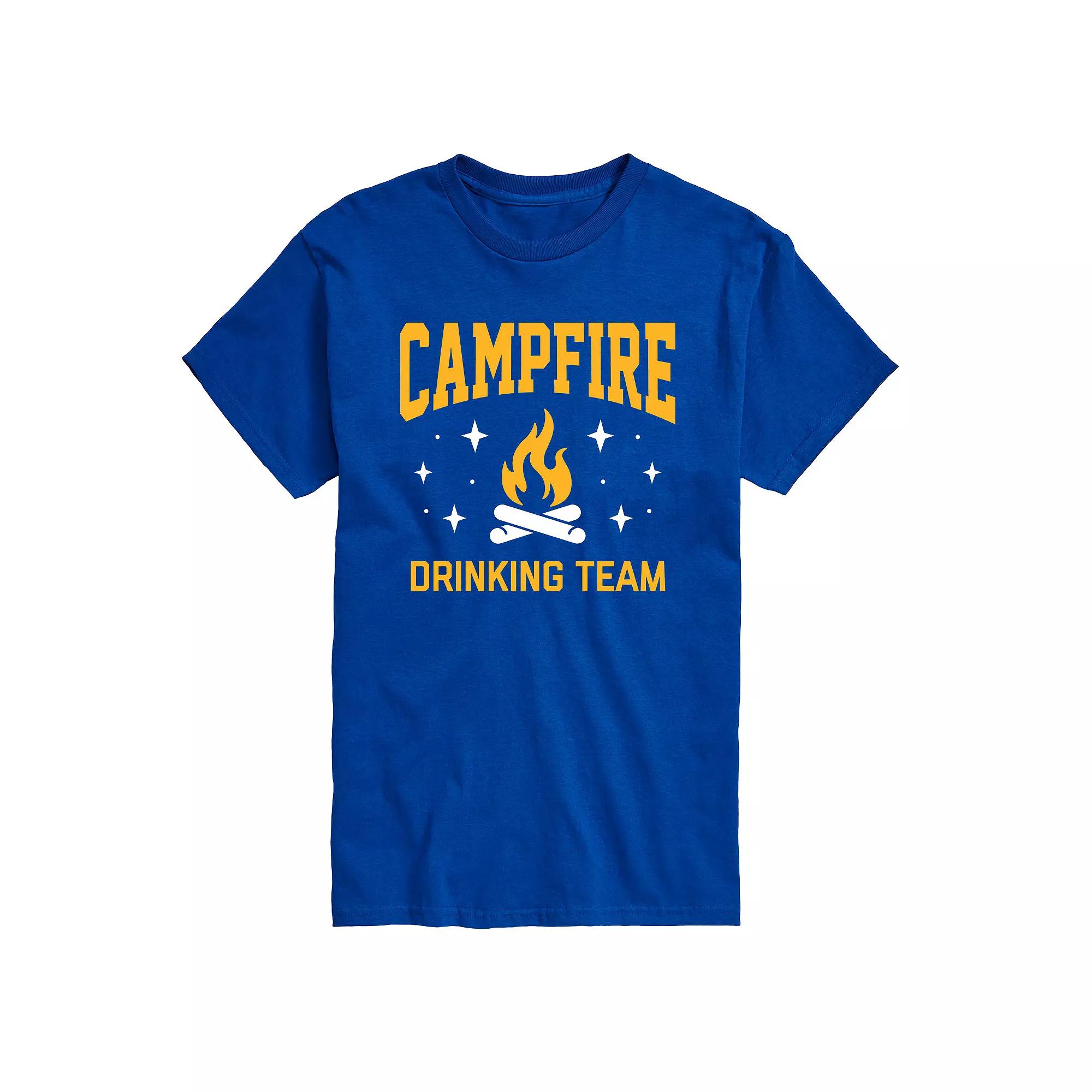 Big & Tall Campfire Drinking Team Graphic Tee, Men's,  Product Image