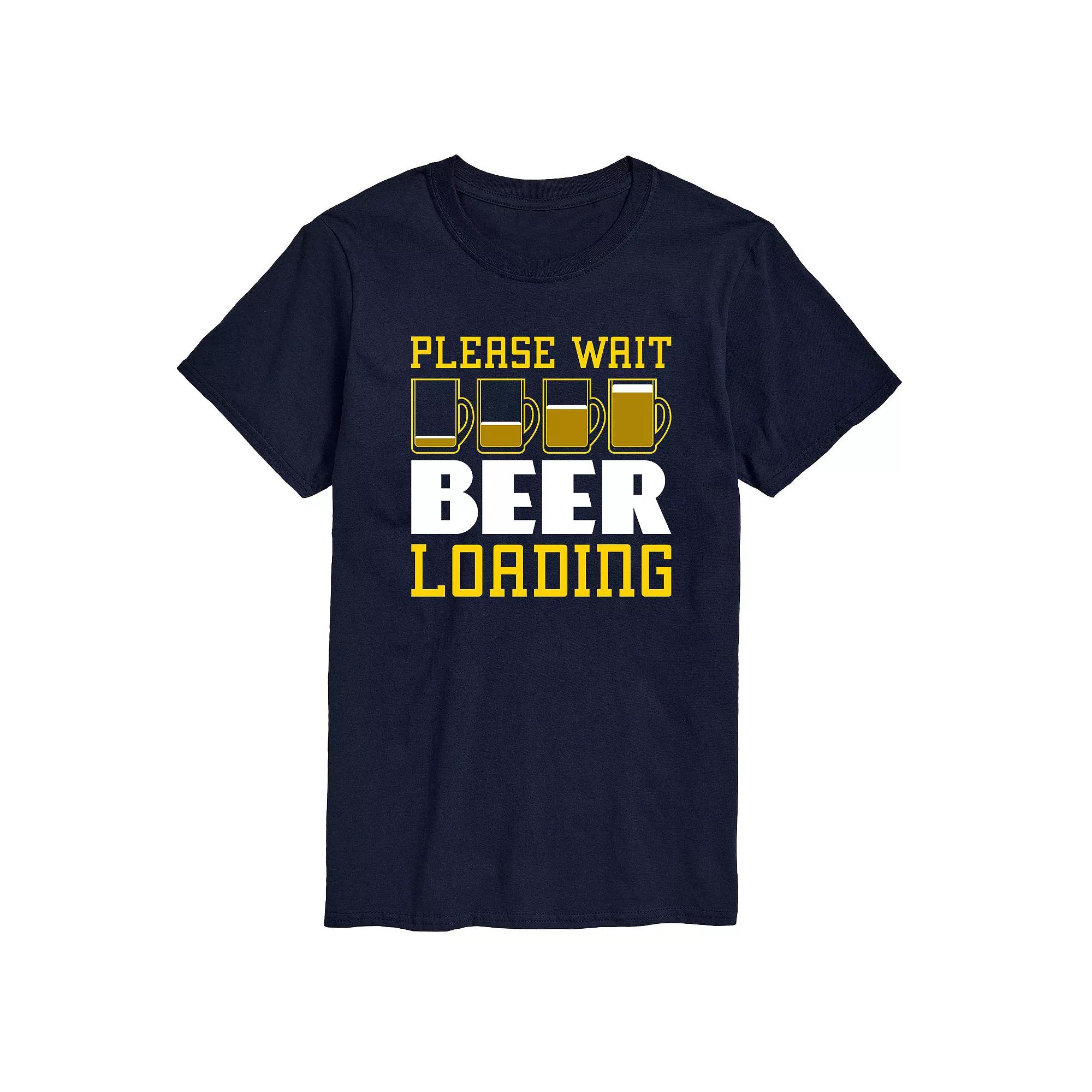 Men's Beer Loading Graphic Tee,  Product Image