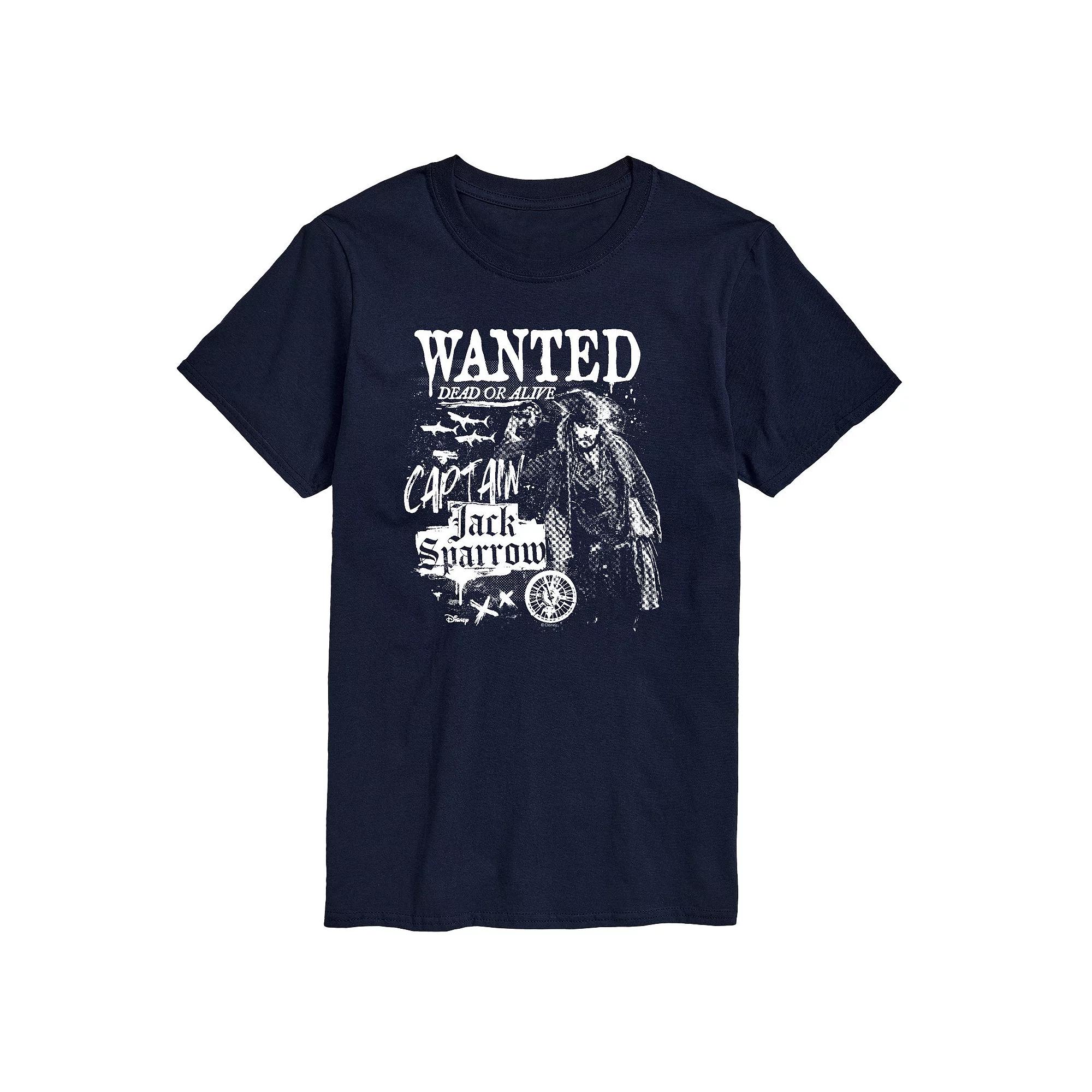 Big & Tall Disney's Pirates of the Caribbean Captain Jack Sparrow Graphic Tee, Men's,  Product Image