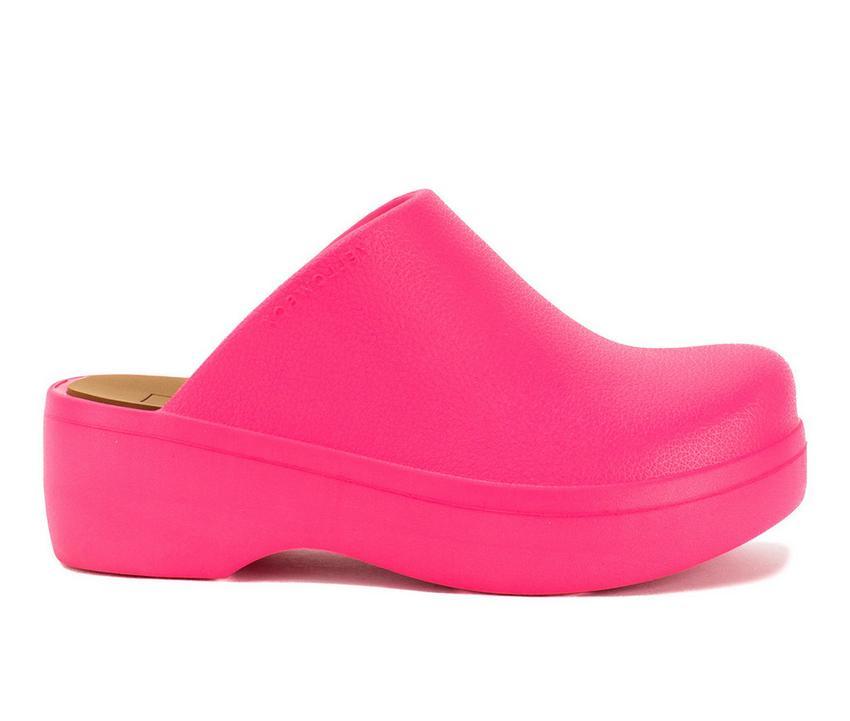Women's Yellow Box Zippy Platform Clogs Product Image