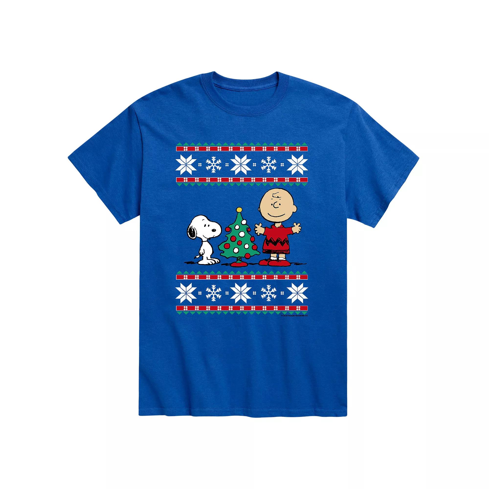 Men's Peanuts Snoppy Charlie Tee,  Product Image