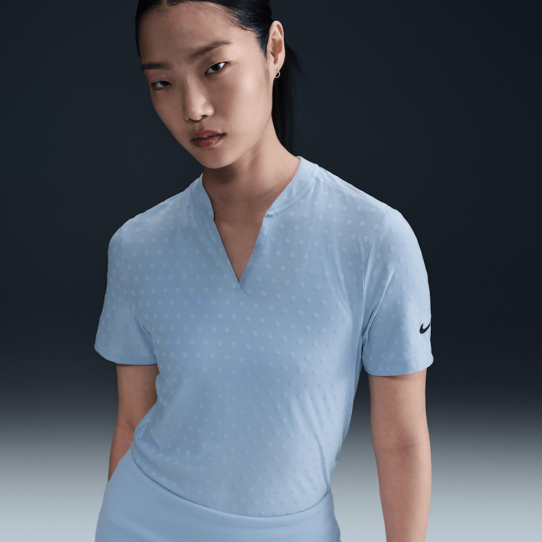 Nike Tour Women's Dri-FIT Short-Sleeve Blade Jacquard Golf Polo Product Image