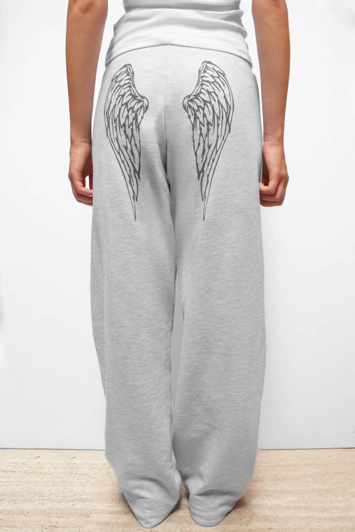 Wide-leg joggers with wings Product Image