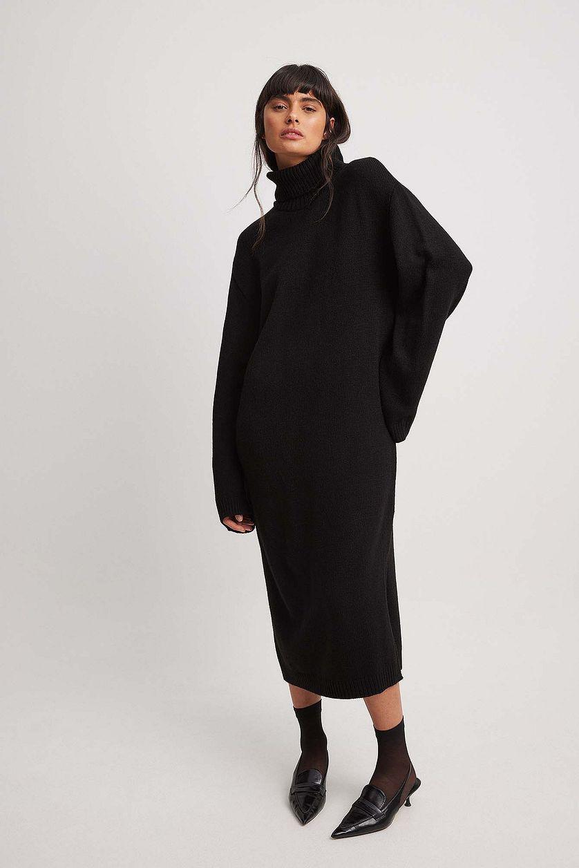 Knitted Oversized Midi Dress Product Image