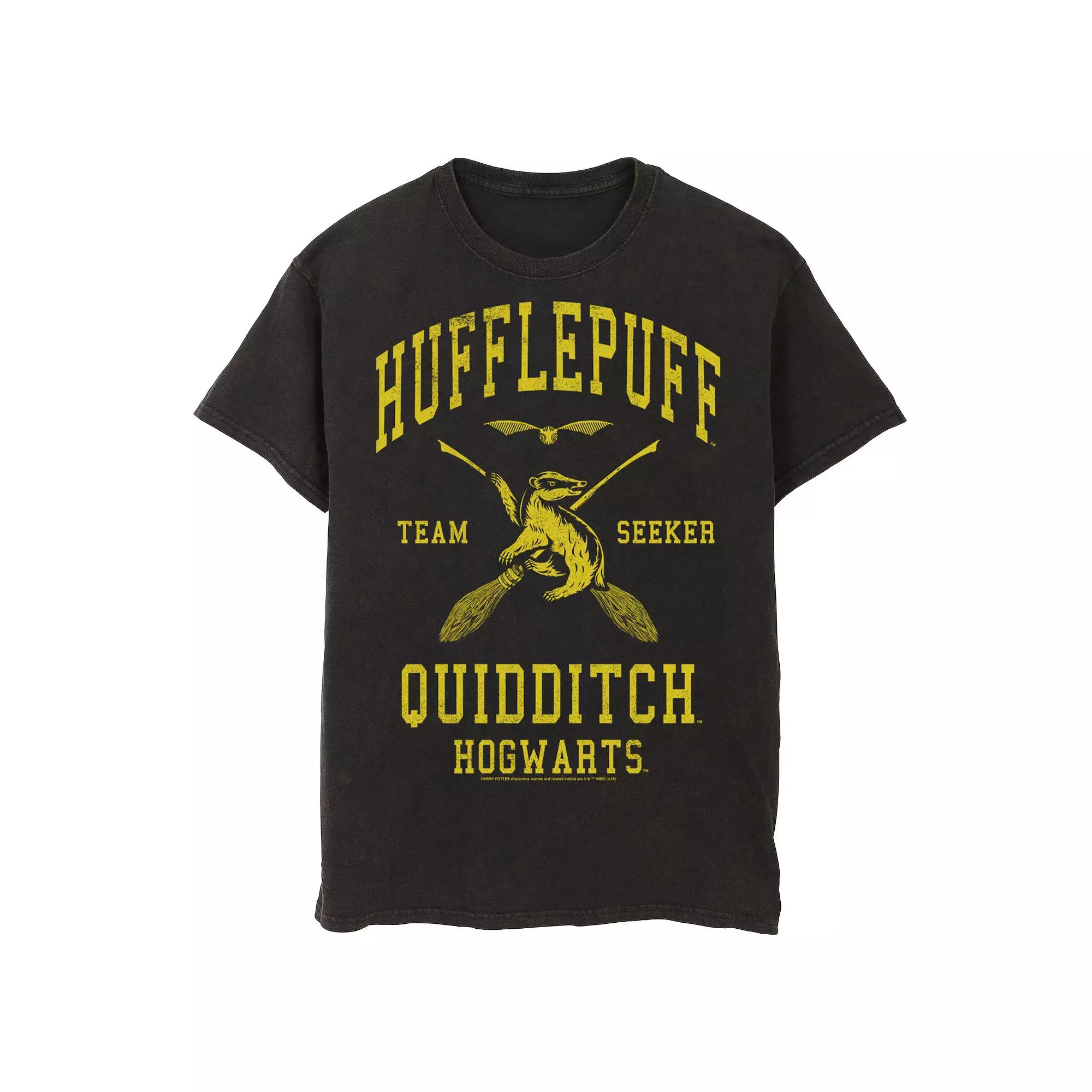 Men's Harry Potter Deathly Hallows 2 Hufflepuff Quidditch Tee,  Product Image