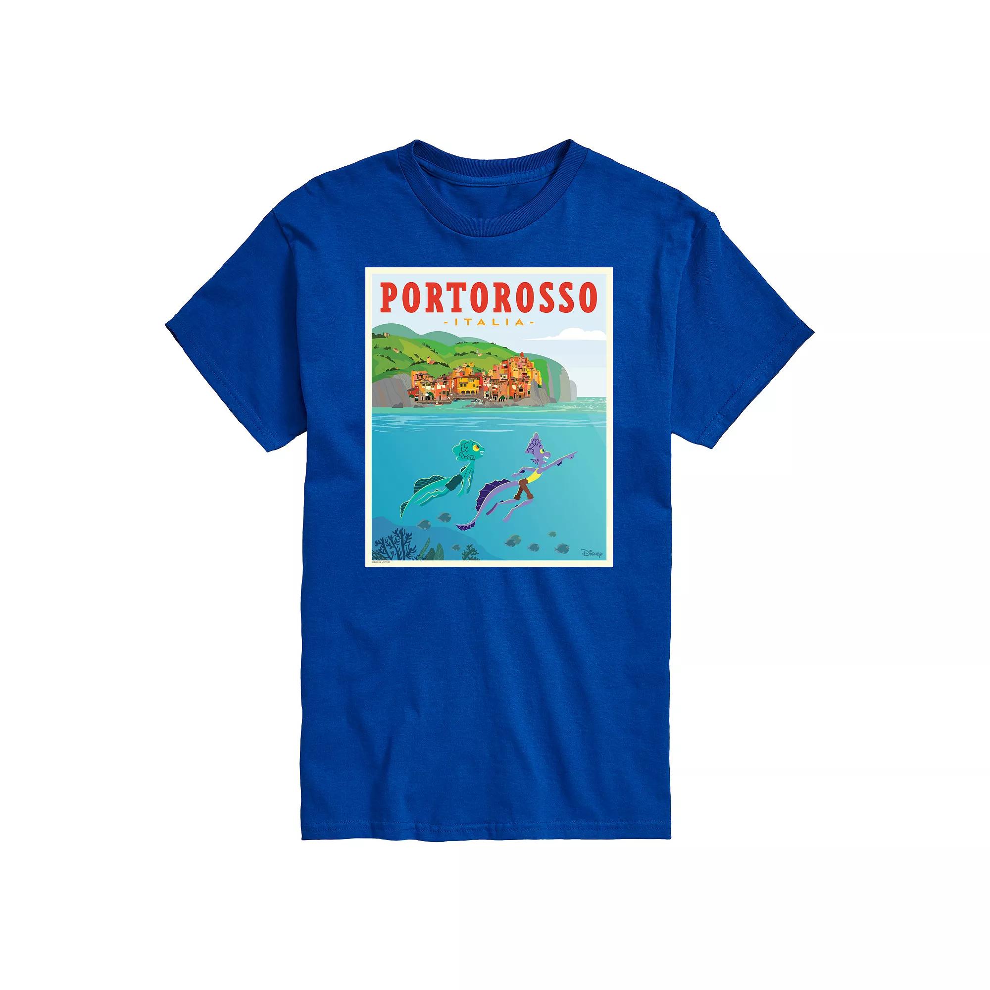 Disney / Pixar's Luca Big & Tall Italy Postcard Graphic Tee, Men's,  Product Image