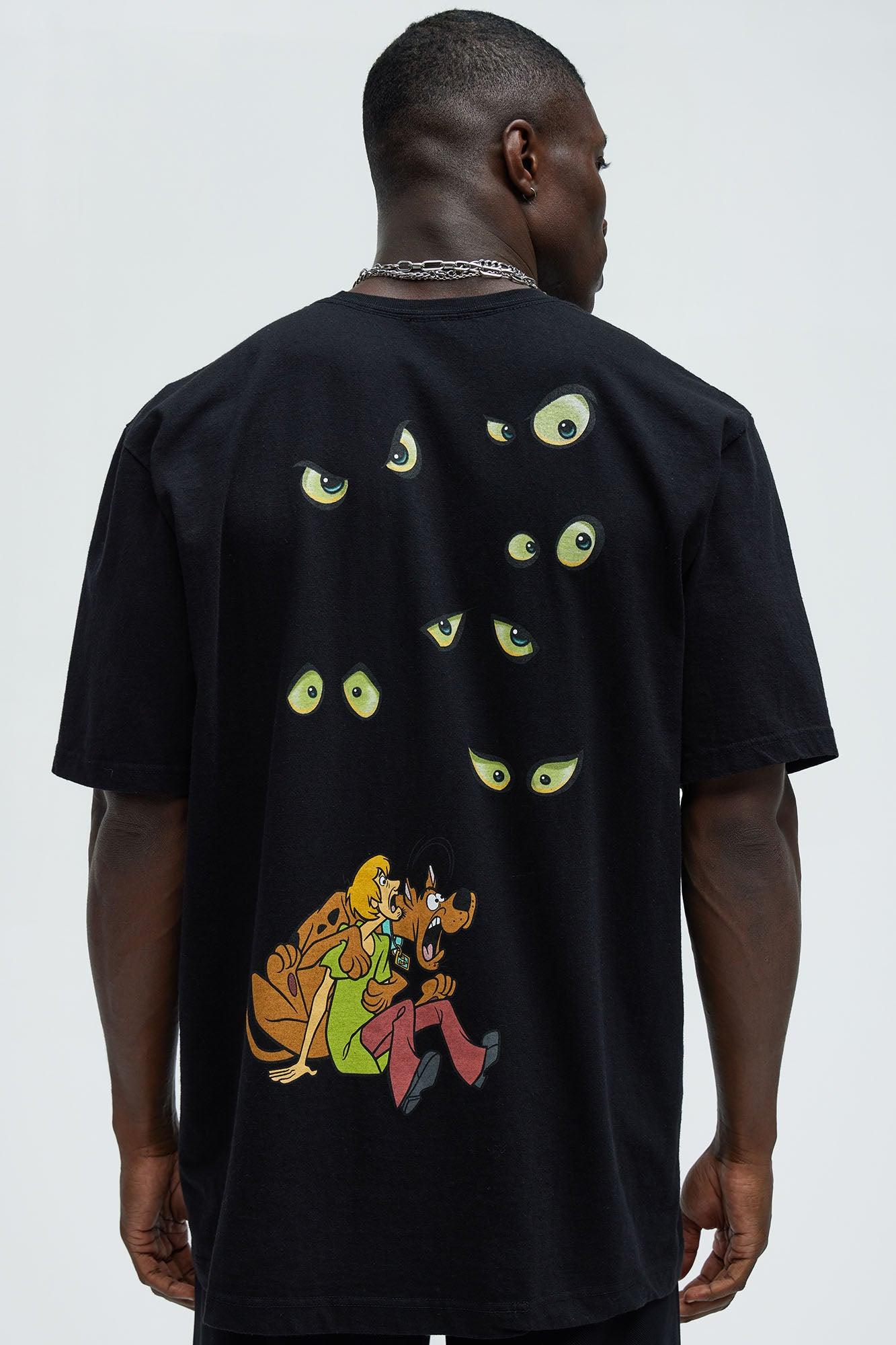 Scooby Doo Where Are You Oversized Short Sleeve Tee - Black Product Image