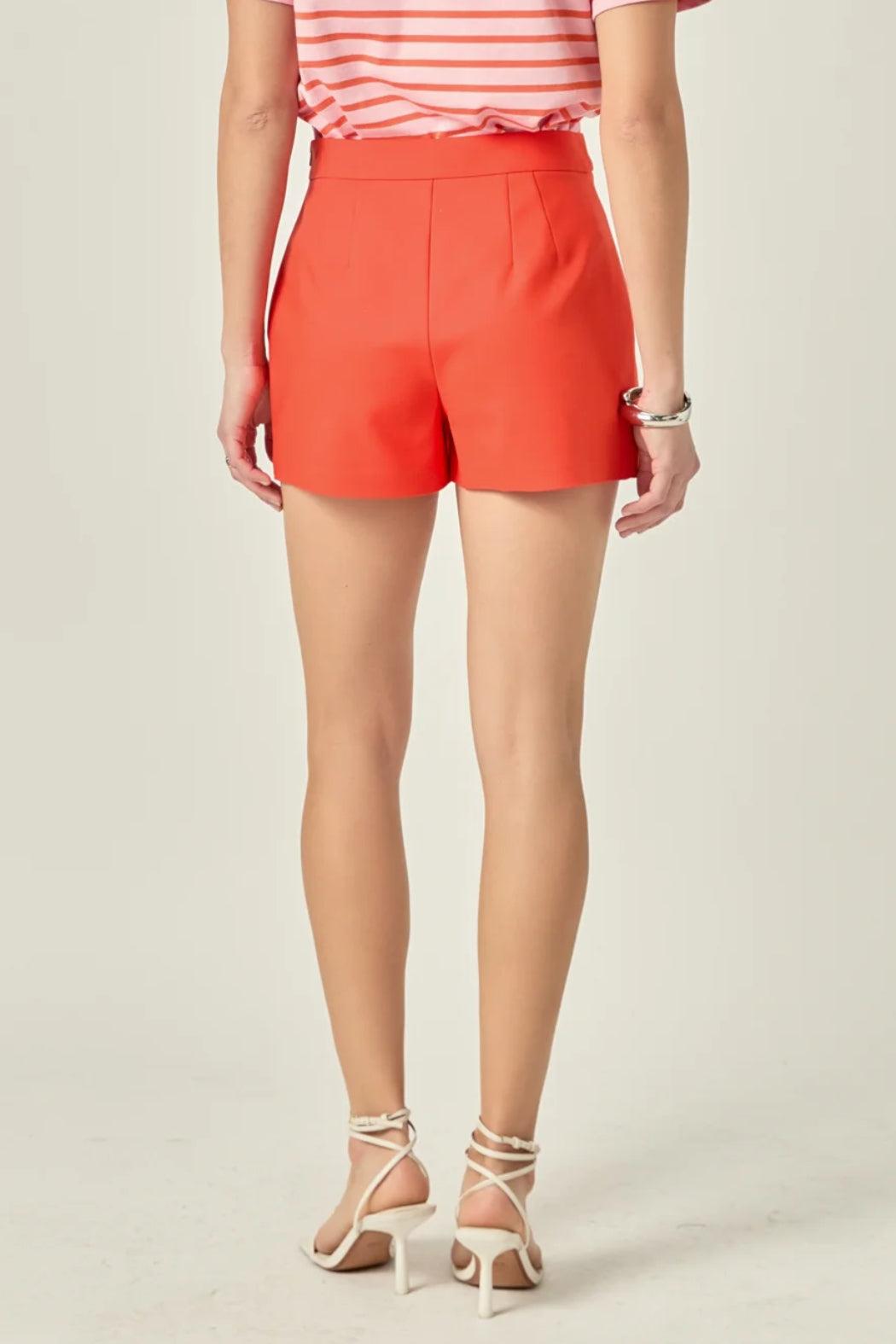 Faux Pocket Skort Product Image