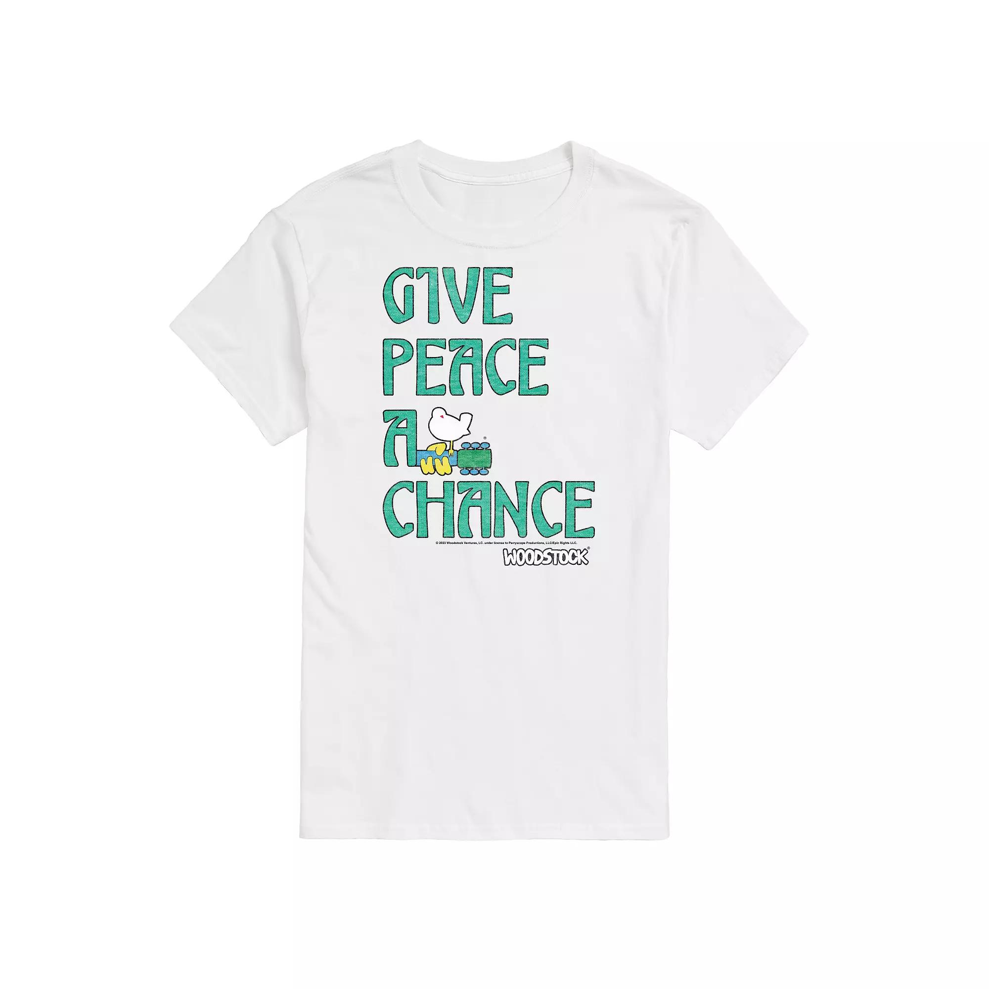 Big & Tall "Give Peace A Chance" Woodstock Graphic Tee, Men's,  Product Image