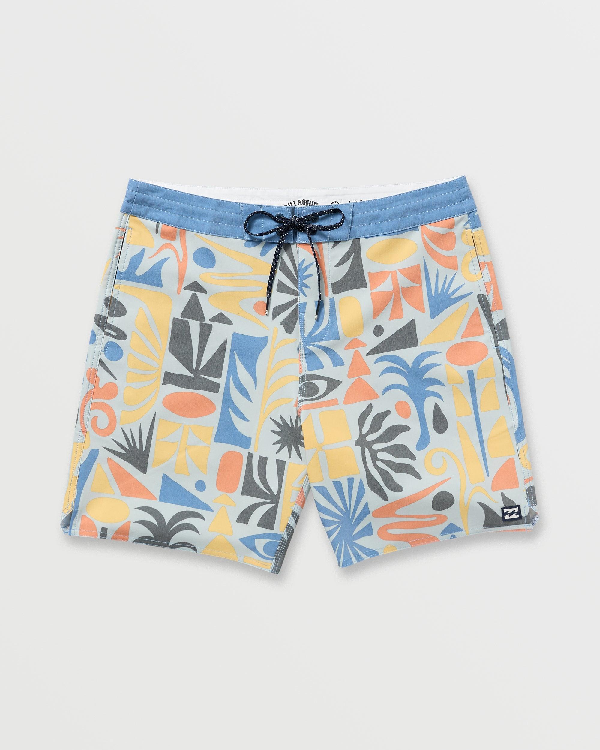 Lowers Lo Tide 19" Boardshorts - Deep Blue Male Product Image