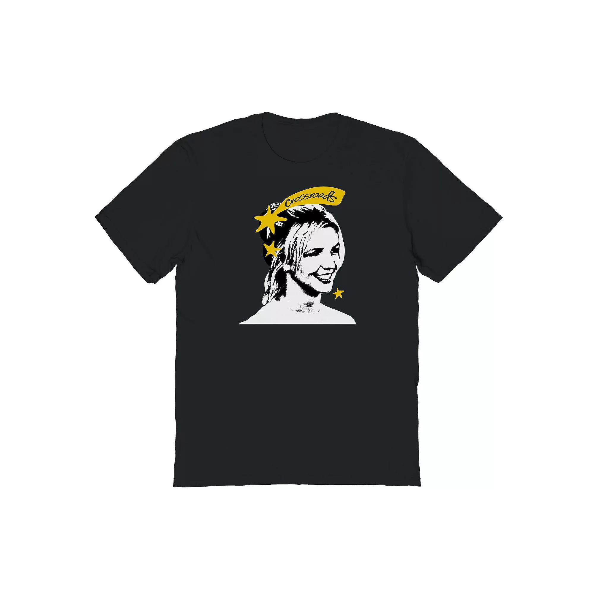 Men's Britney Spears Crossroads Star Graphic Tee, Size: XXL, Black Product Image