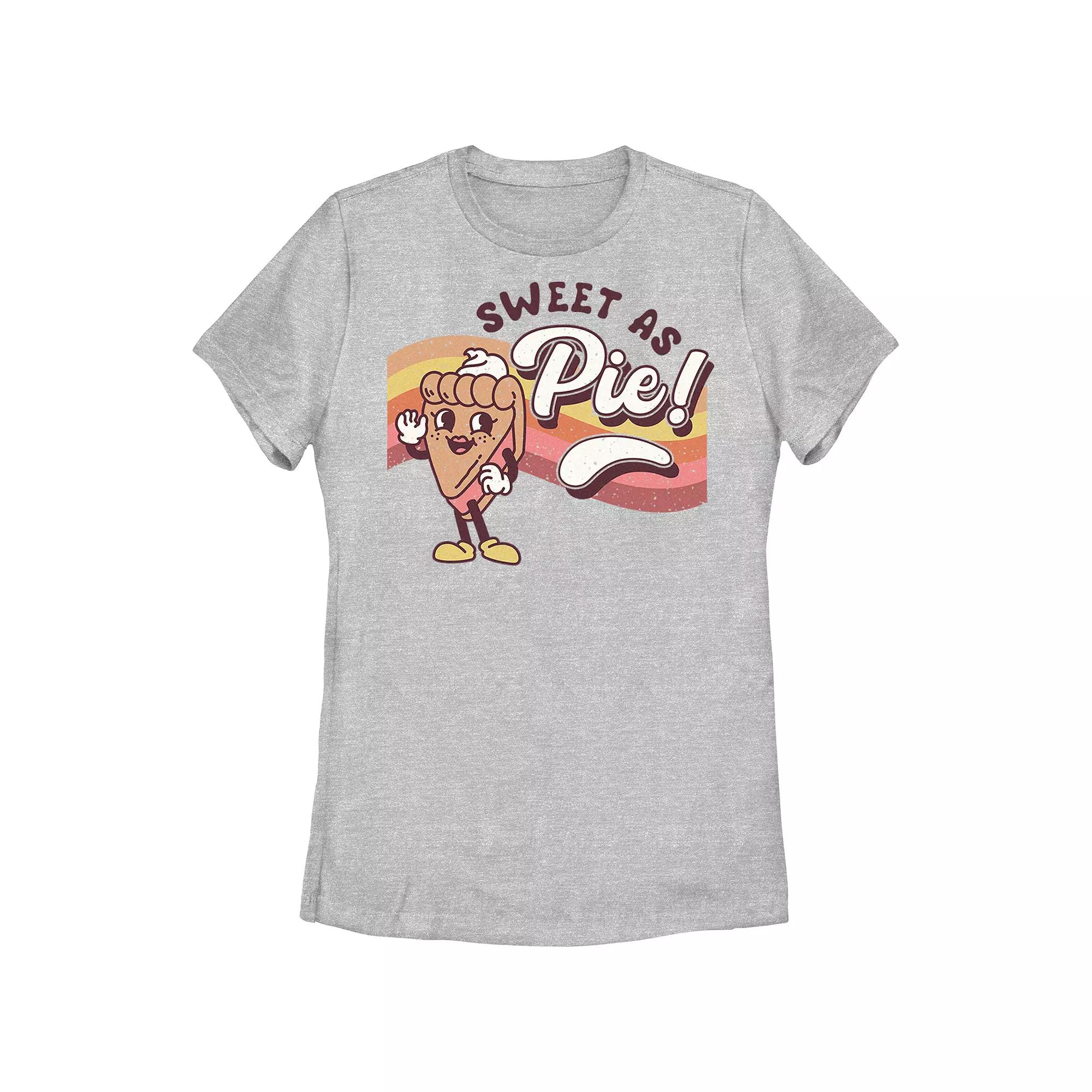 Juniors' Sweet As Pie Graphic Tee, Women's,  Product Image