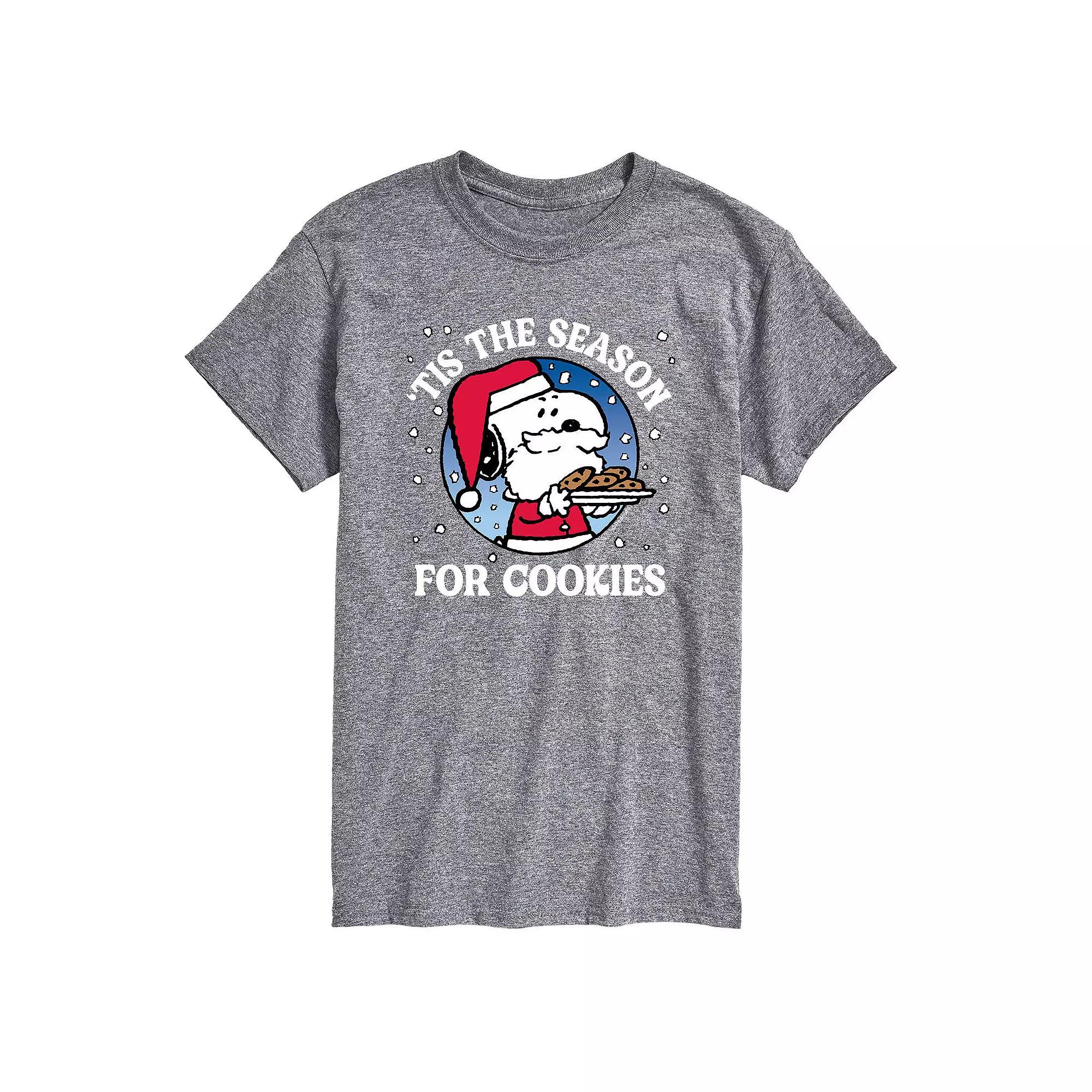 Men's Peanuts Tis The Season Cookies Tee,  Product Image