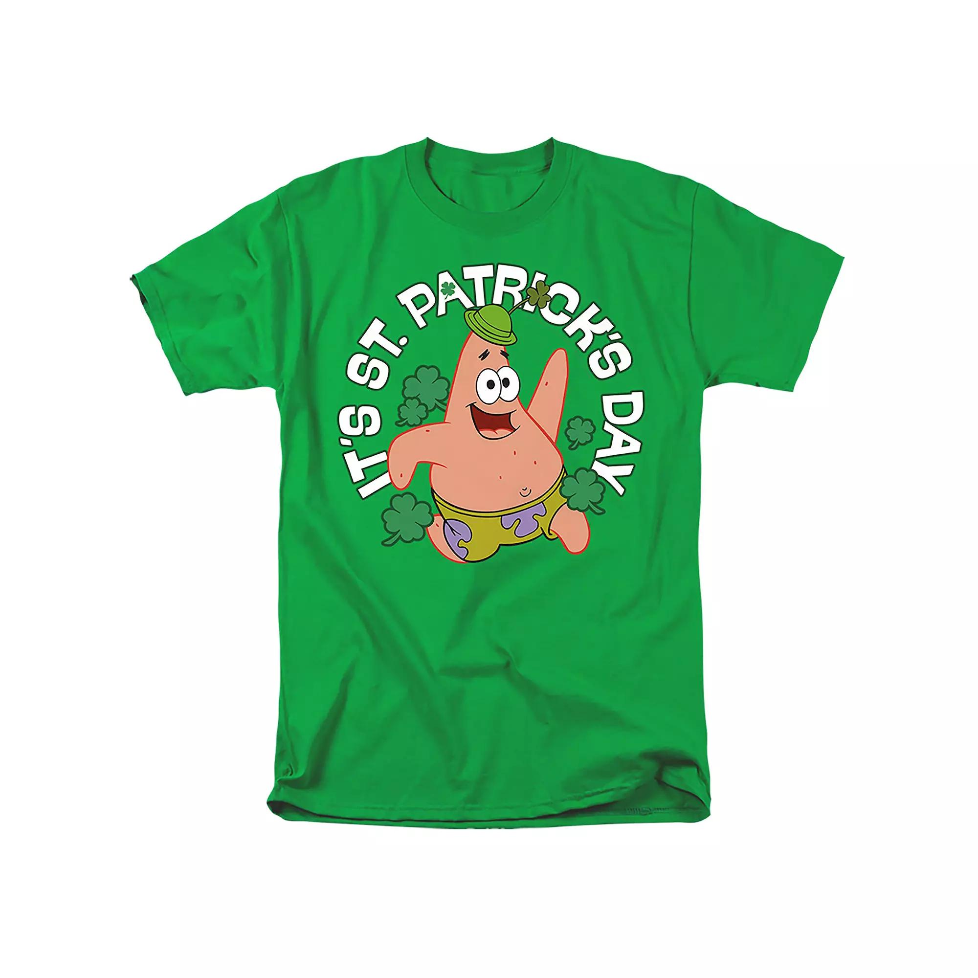 Men's Spongebob It's St Patrick's Day Graphic Tee,  Product Image