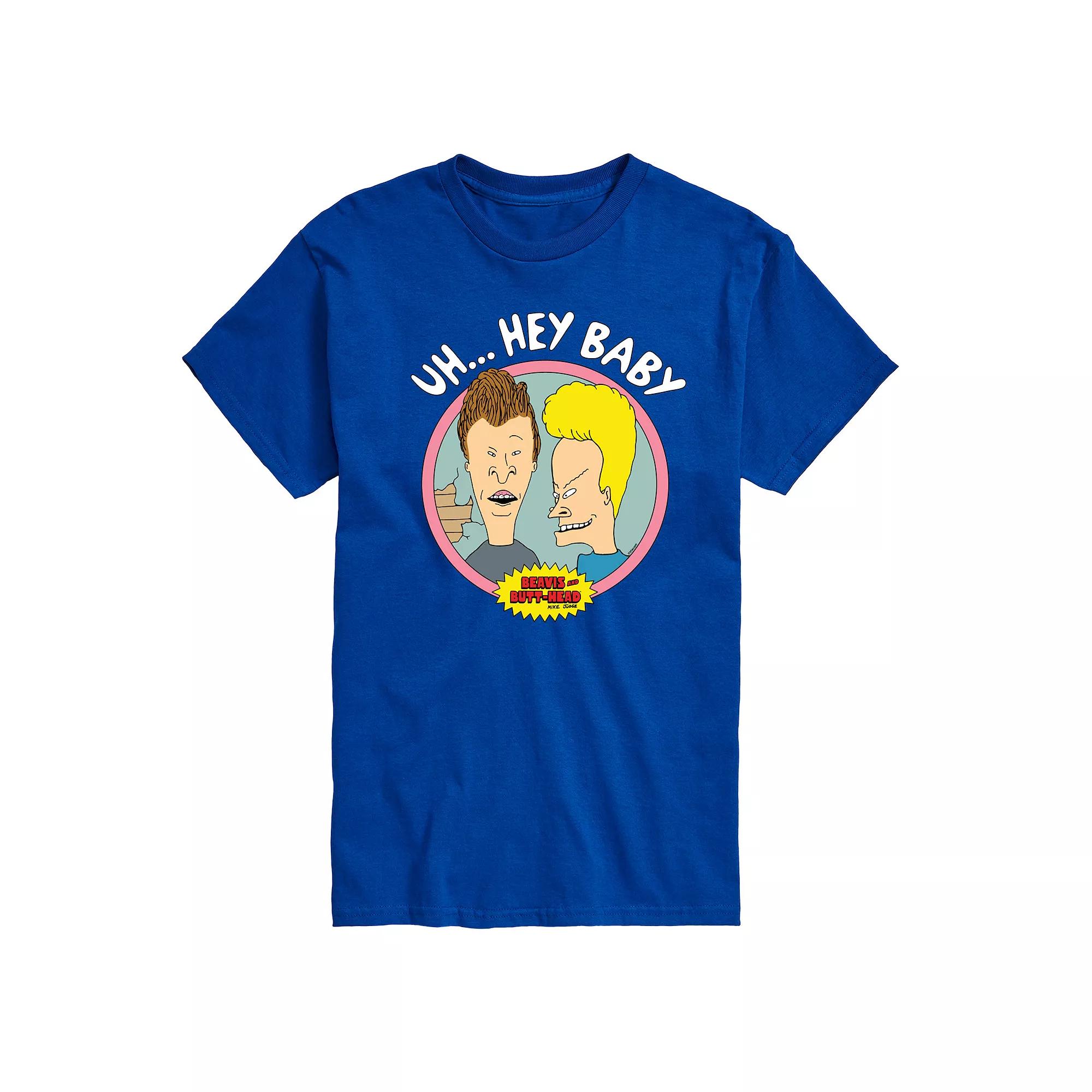 Men's Beavis & Butthead Uh... Hey Baby Graphic Tee,  Product Image