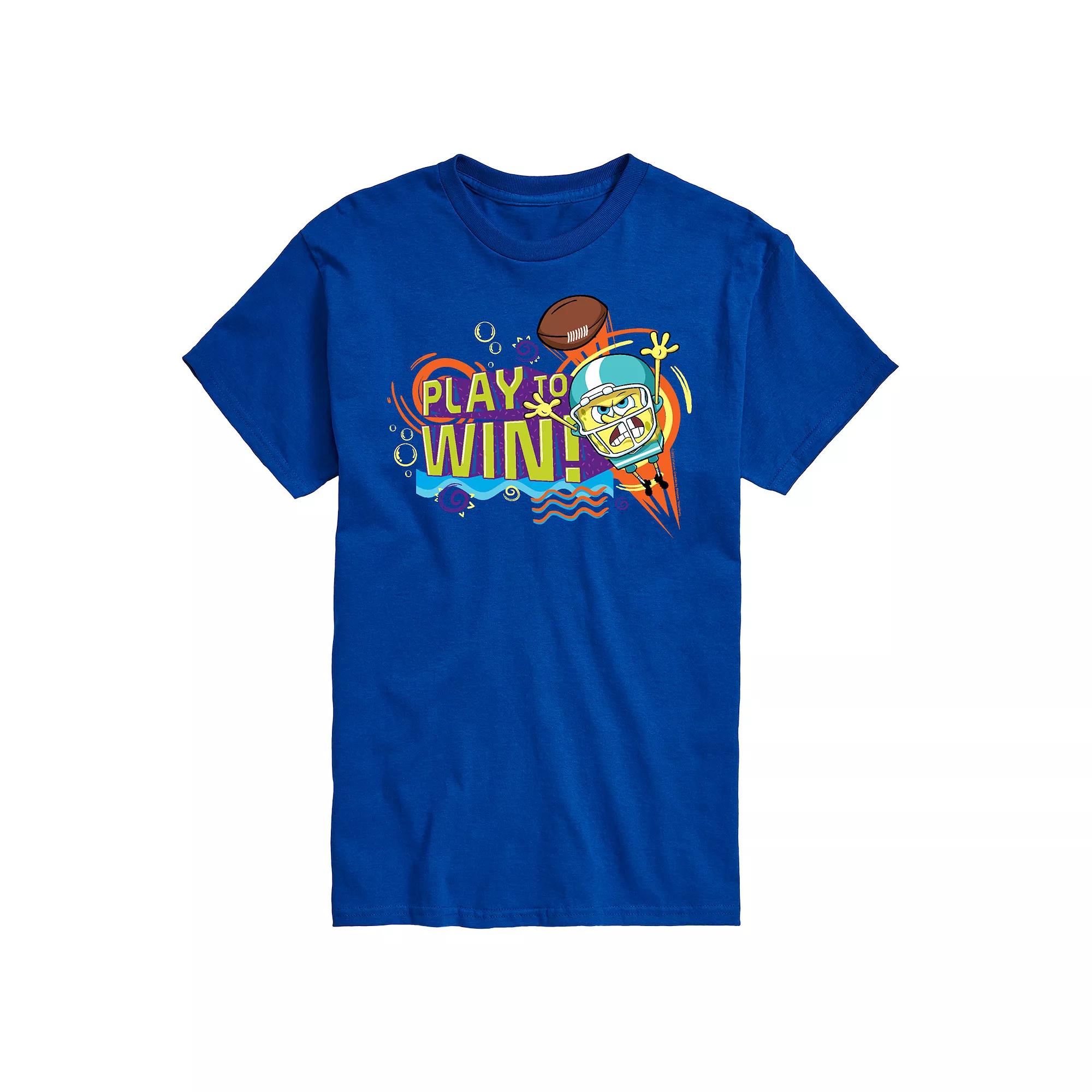 Men's SpongeBob SquarePants Play Win Tee,  Product Image