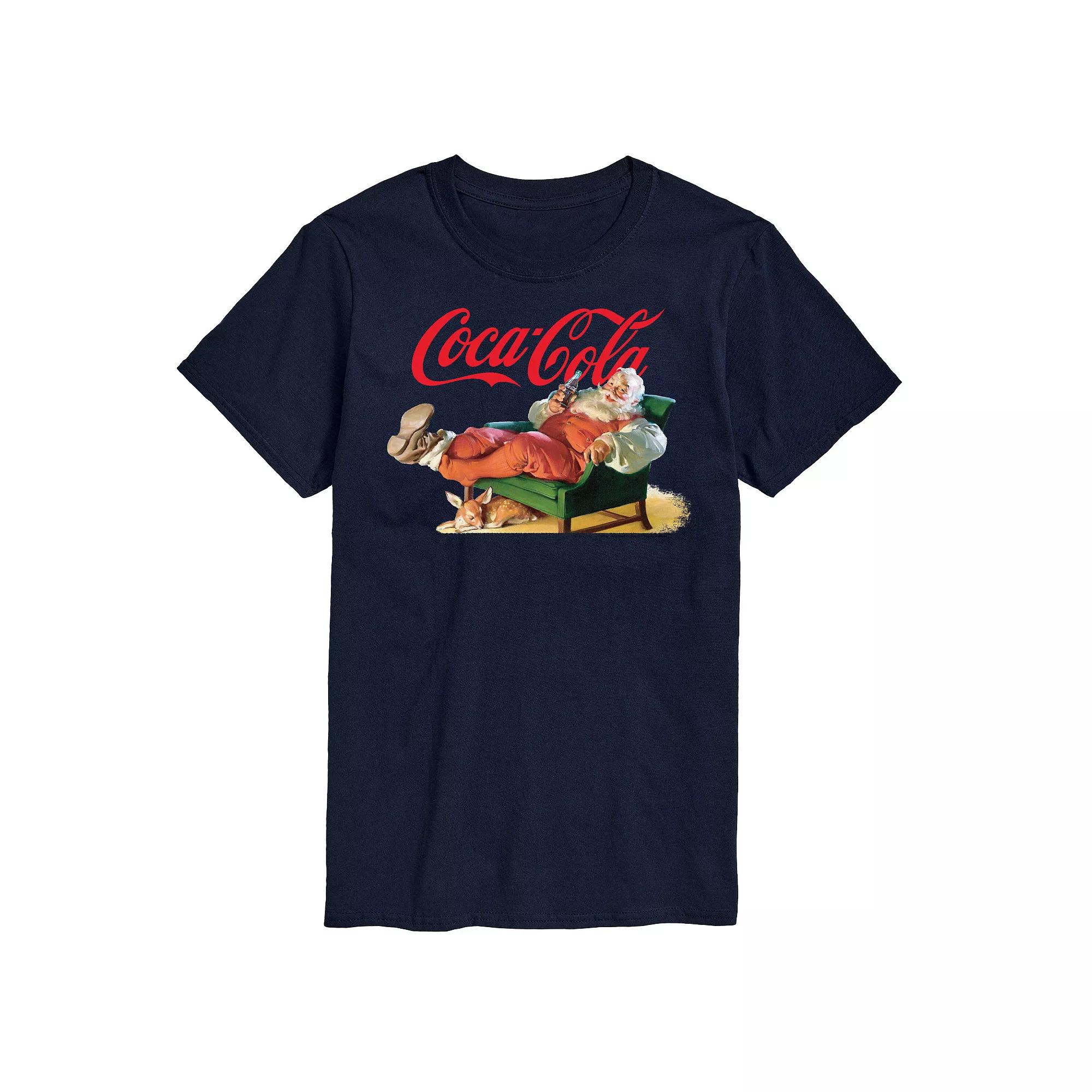 Men's CocaCola Santa Coke Tee,  Product Image