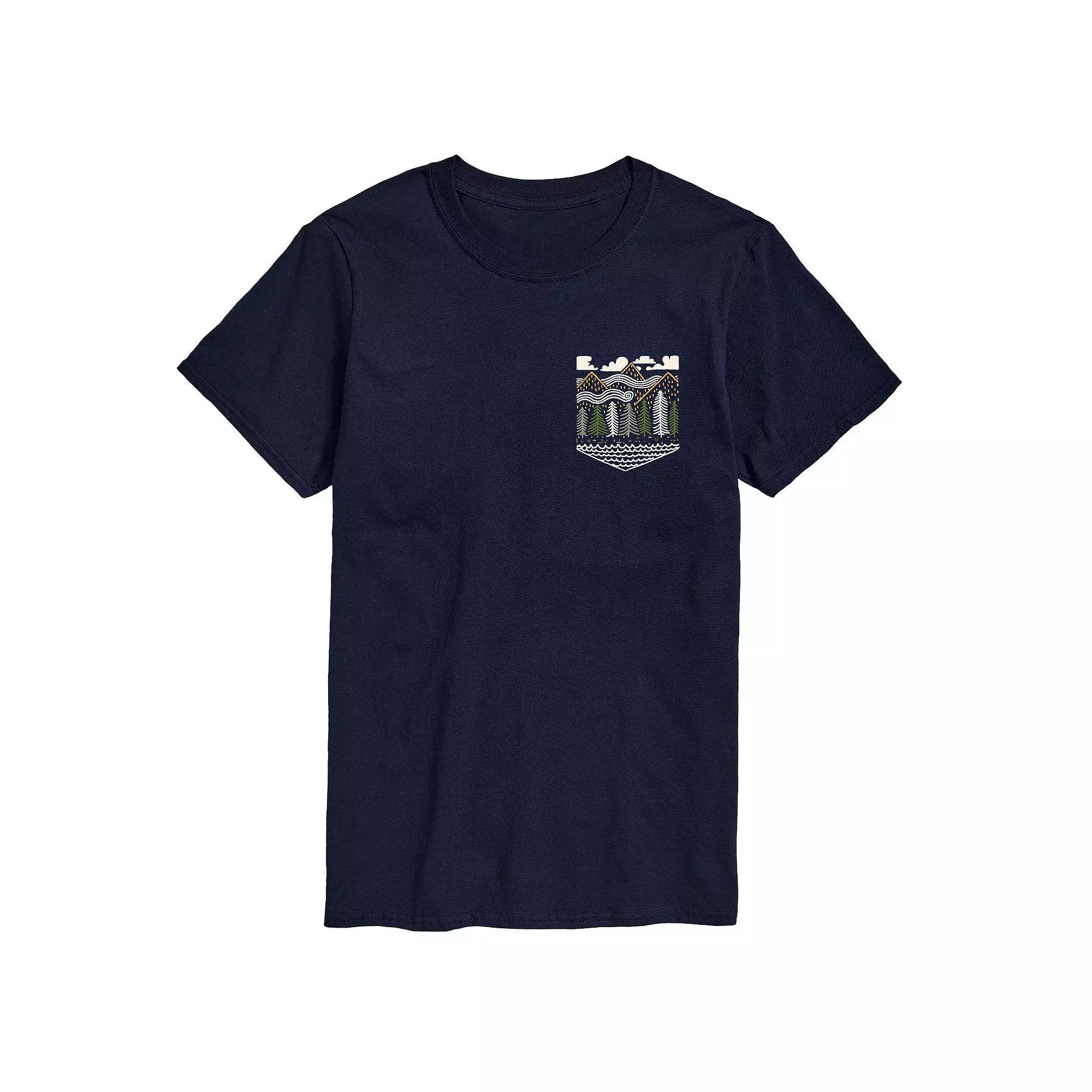 Men's Mountain Line Art Tee,  Product Image
