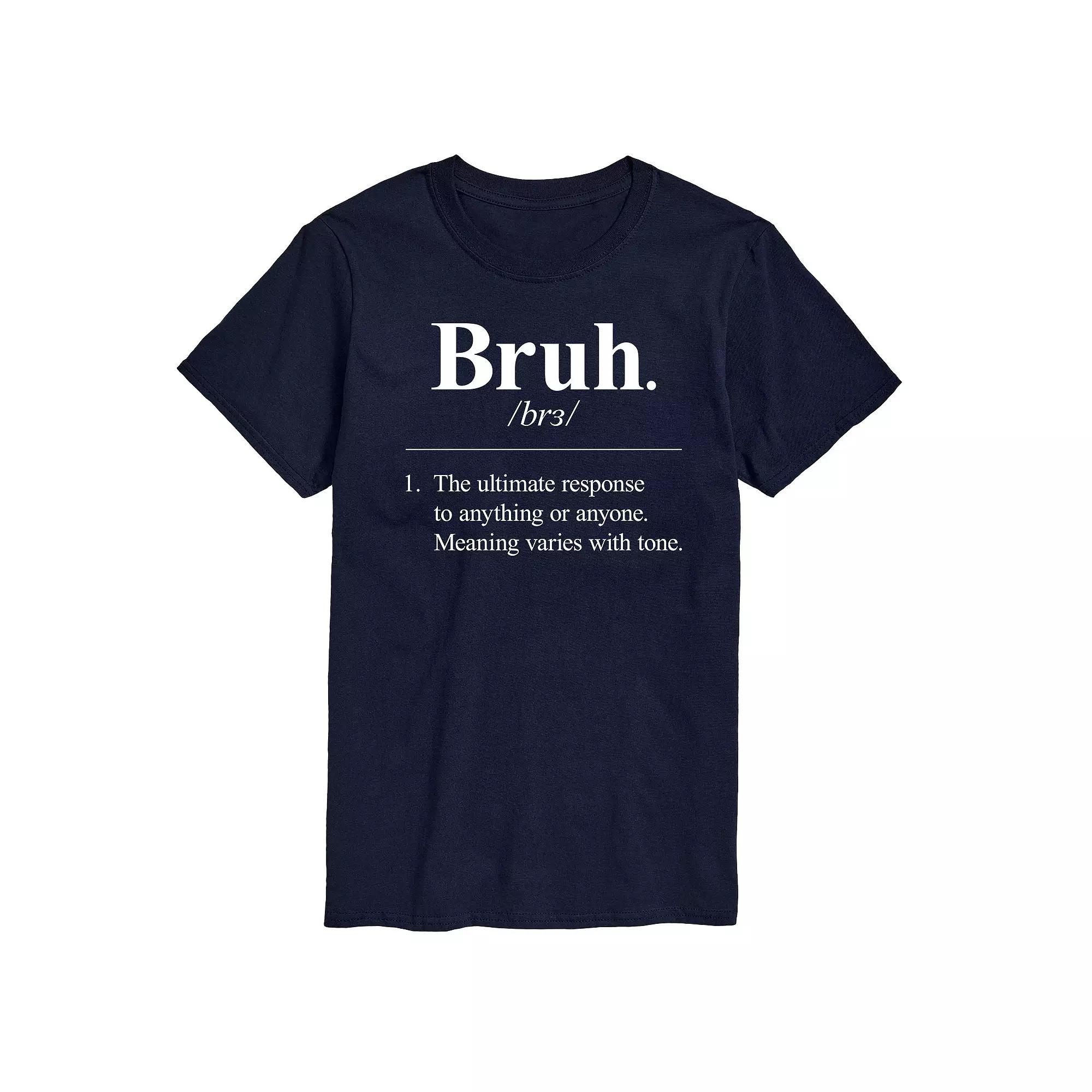 Big & Tall Bruh Definition Graphic Tee, Men's,  Product Image