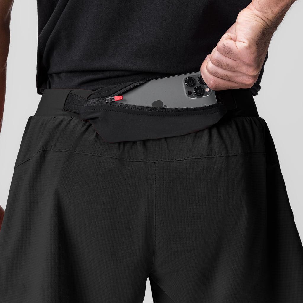 0786. Ripstop 3" Belt Pack Short - Dusk Black/Black Product Image