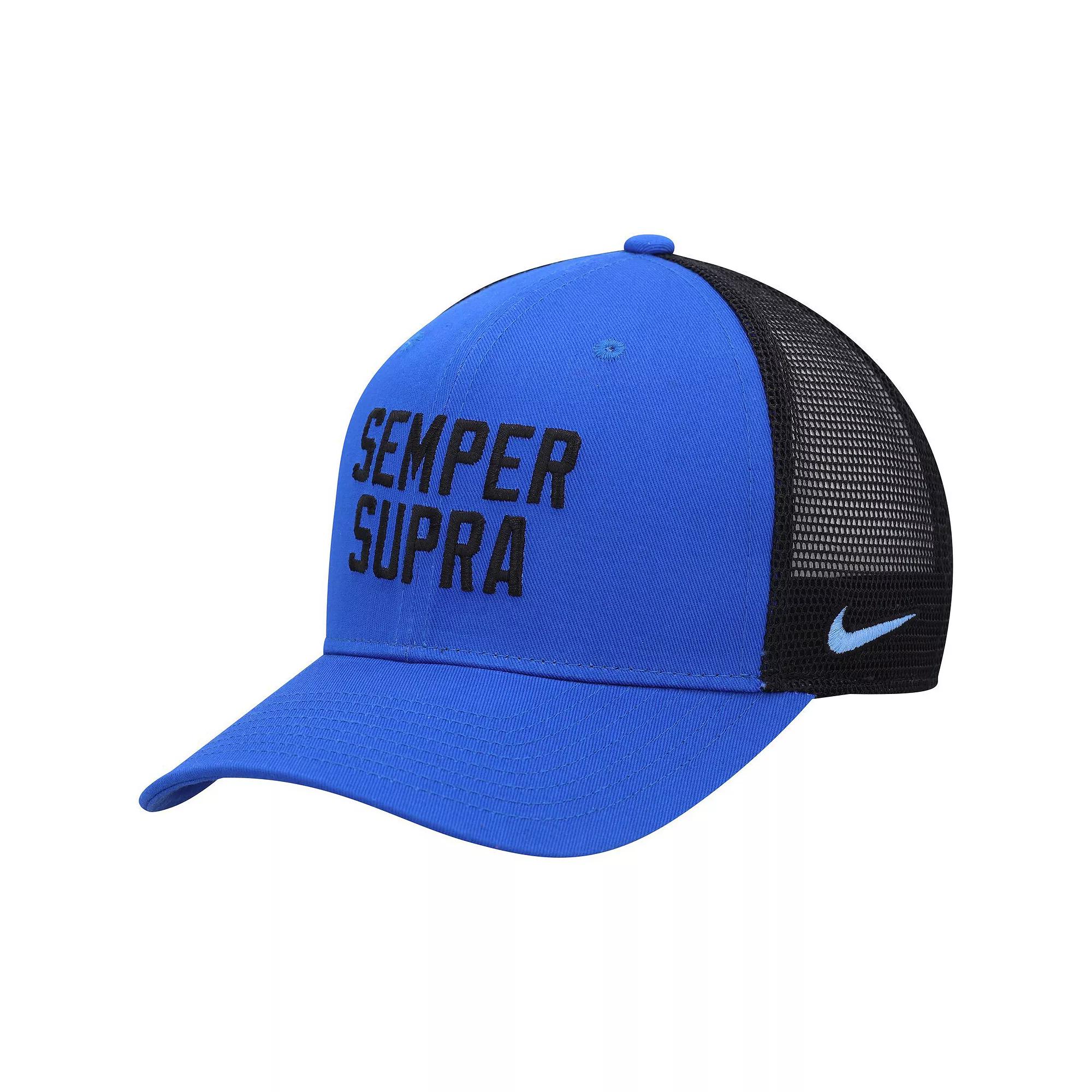 Men's Nike Royal Air Force Falcons Space Force Rivalry Classic99 Trucker Snapback Adjustable Hat, Afa Blue Product Image