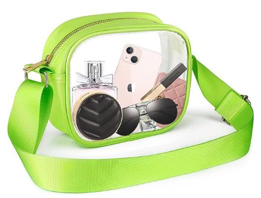 Lior Clear Bag Stadium Approved - Clear Crossbody Purse Bag, with Adjustable Shoulder Strap Product Image