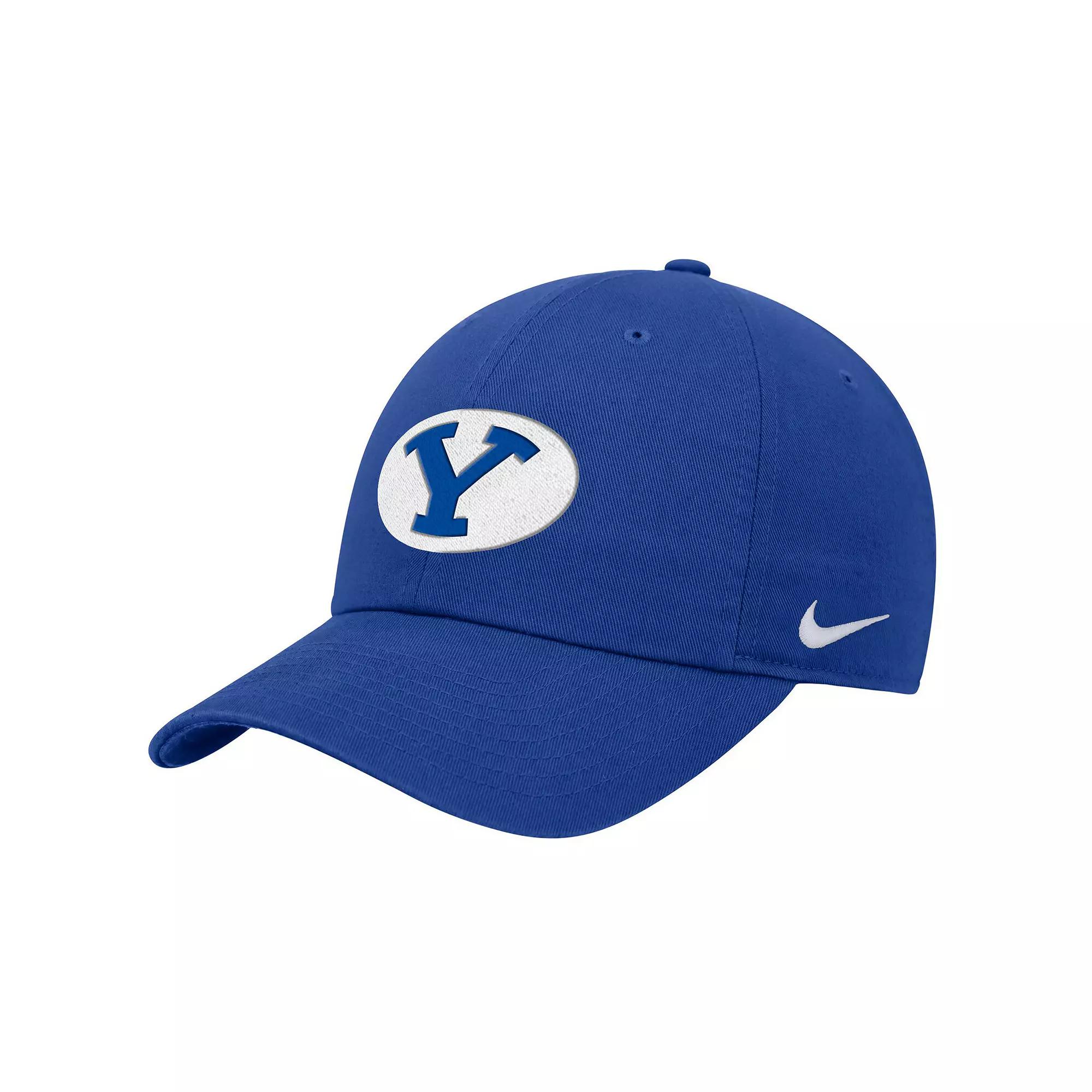 Men's Nike  Royal BYU Cougars Club Adjustable Hat, Blue Product Image
