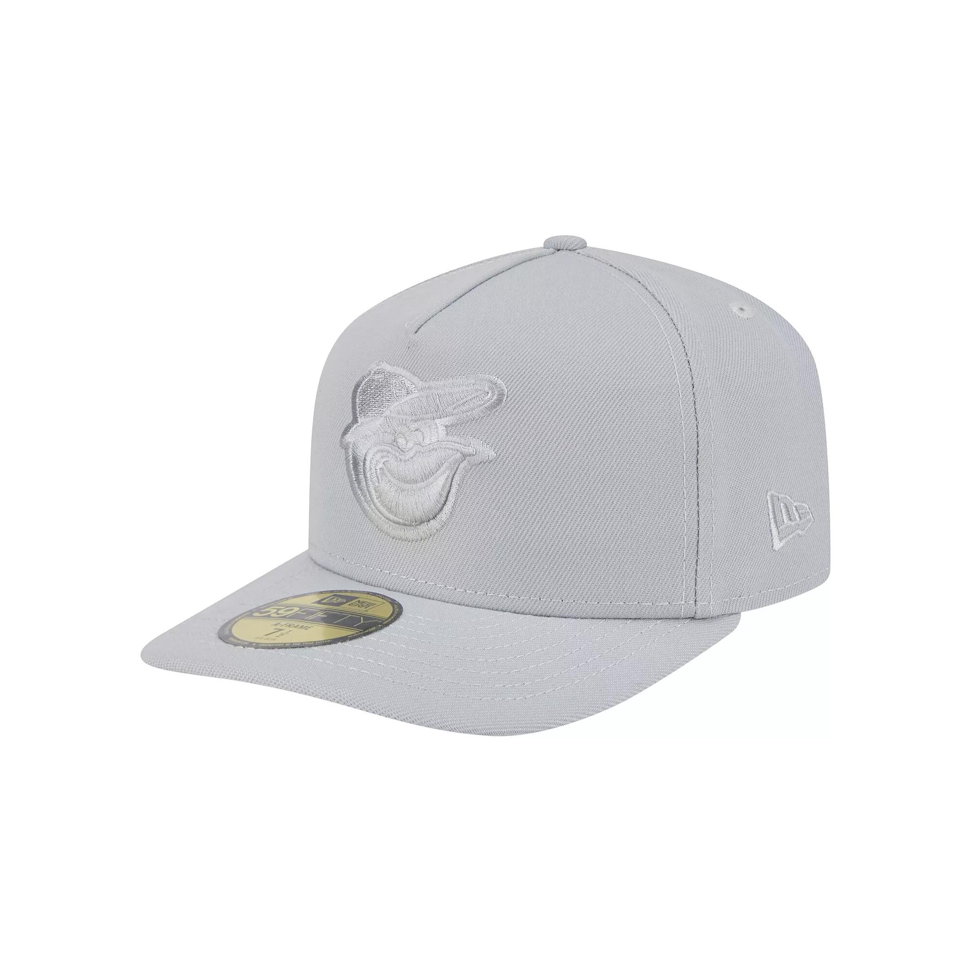 Men's New Era Gray Baltimore Orioles Colorpack 59FIFTY Fitted Hat,  Product Image