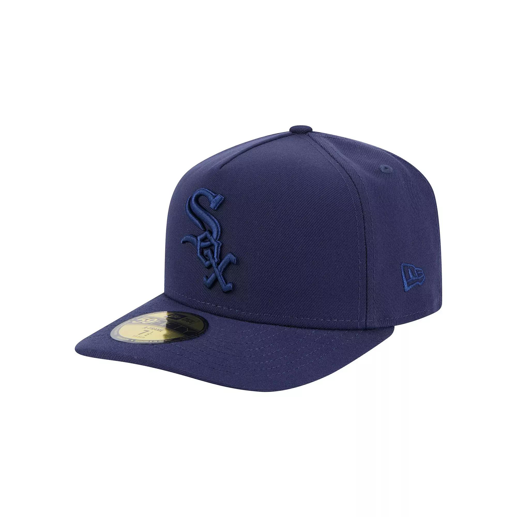 Men's New Era Navy Chicago White Sox Color Pack A-Frame 59FIFTY Fitted Hat,  Product Image