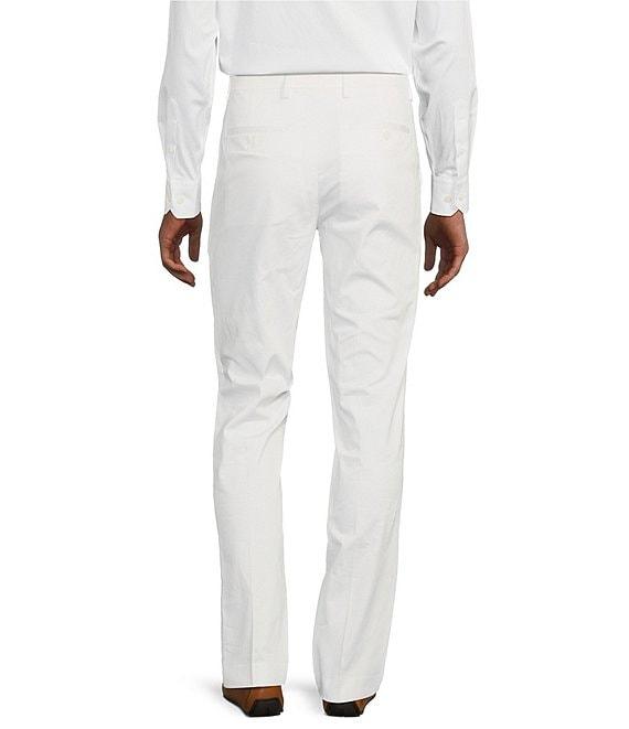 Murano Alex Slim Fit Sateen Suit Separates White Dress Pants Product Image