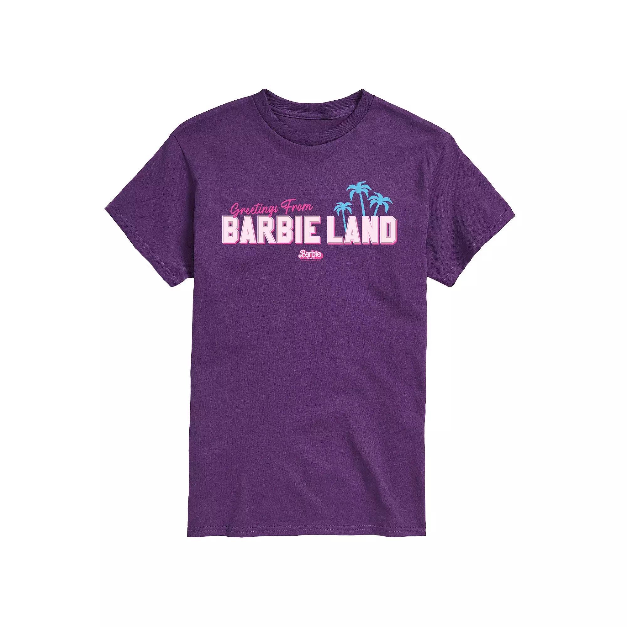 Men's Barbie Movie Greetings From Graphic Tee,  Product Image