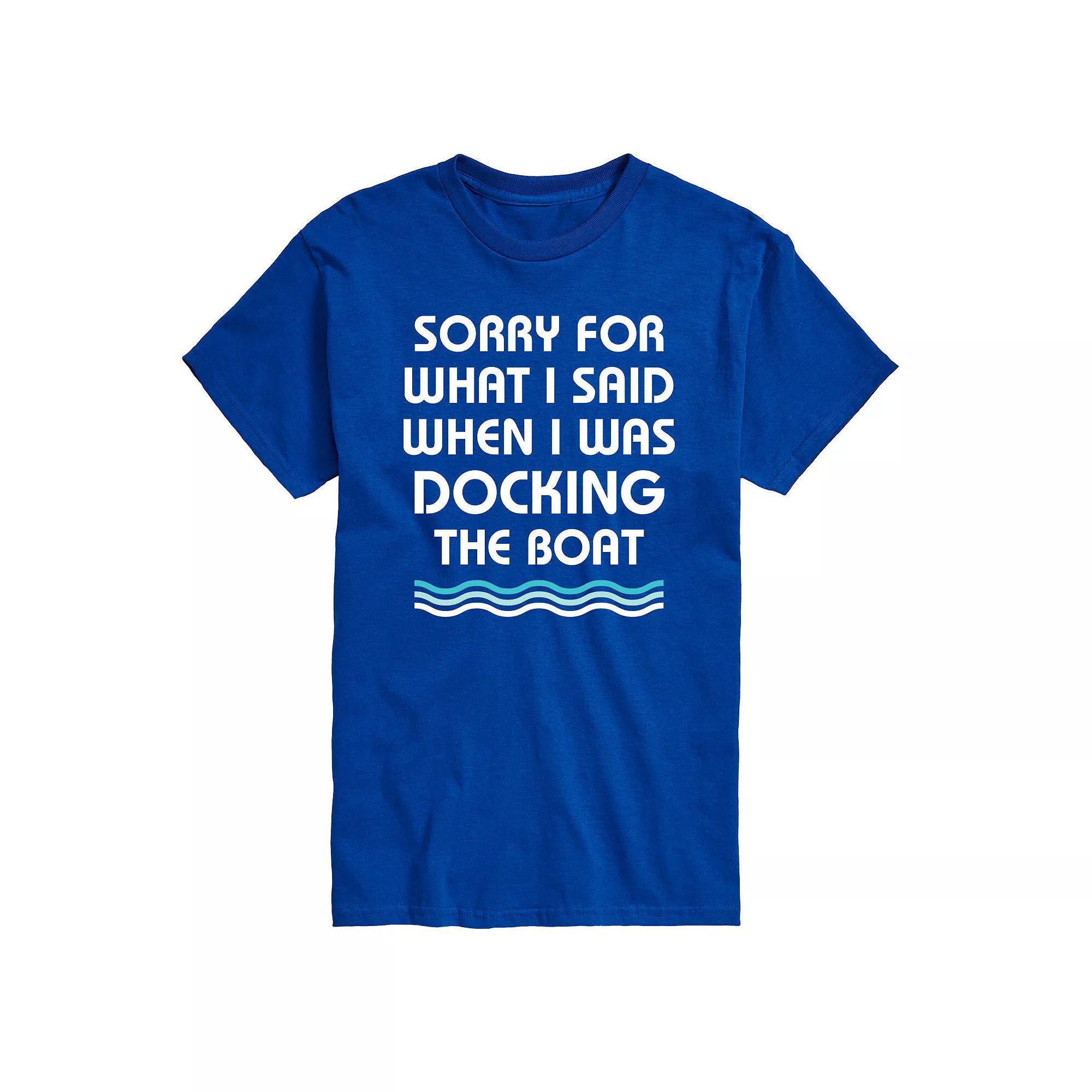 Big & Tall Docking The Boat Tee, Men's,  Product Image