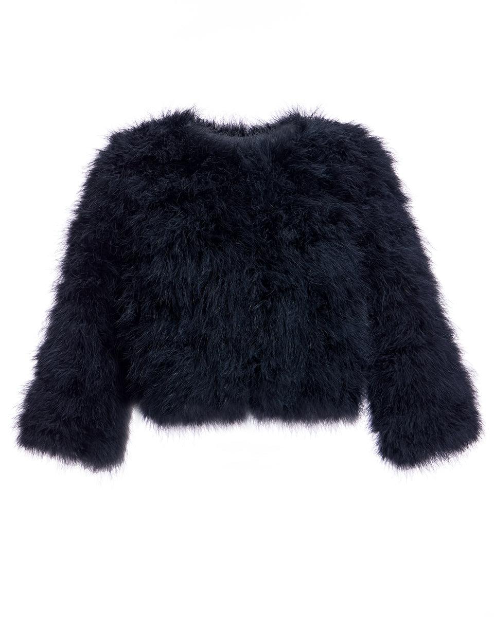 Cropped Feather Bolero Product Image