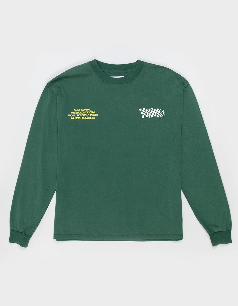 TILLYS x NASCAR Blueprint Mens Long Sleeve Tee - GREEN Product Image