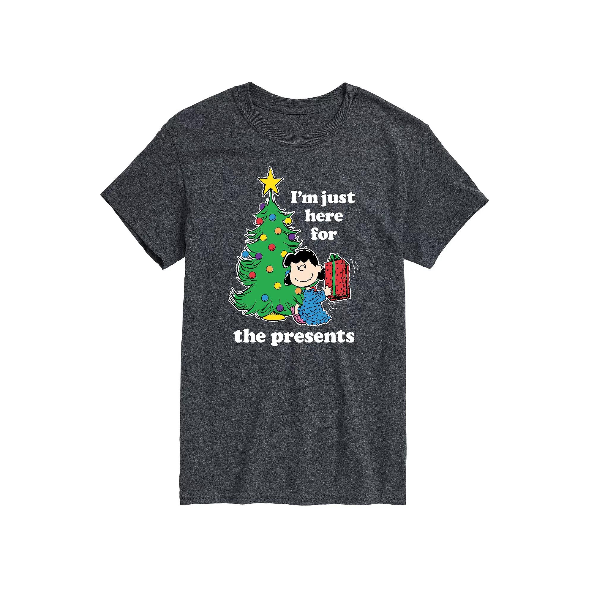 Men's Peanuts Lucy Here For Presents Tee,  Product Image