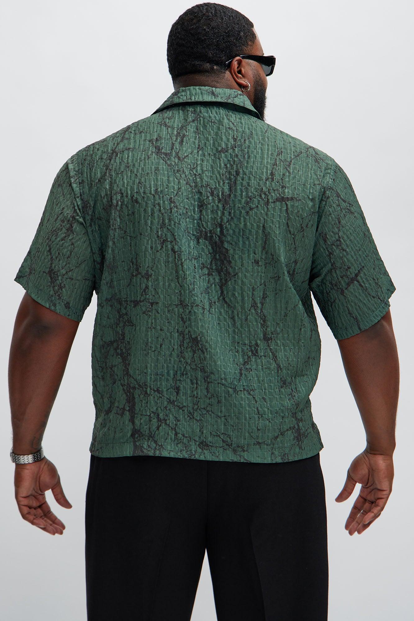 Bayou Textured Shirt - Olive Product Image