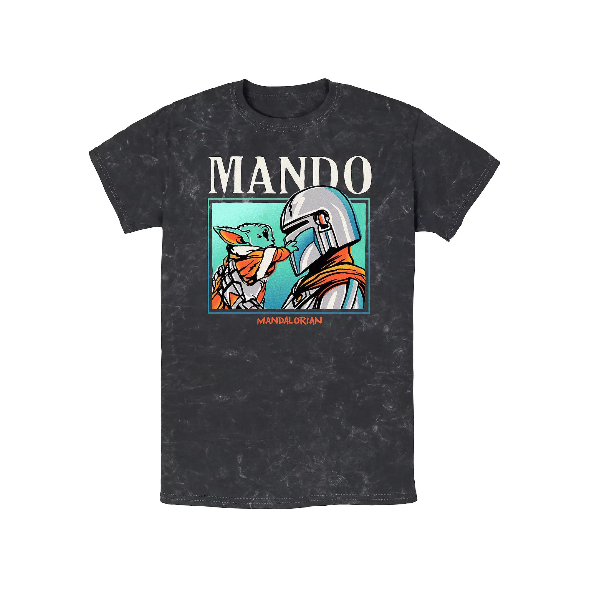 Men's Star Wars The Mandalorian Found You Bombard Wash Graphic Tee,  Product Image