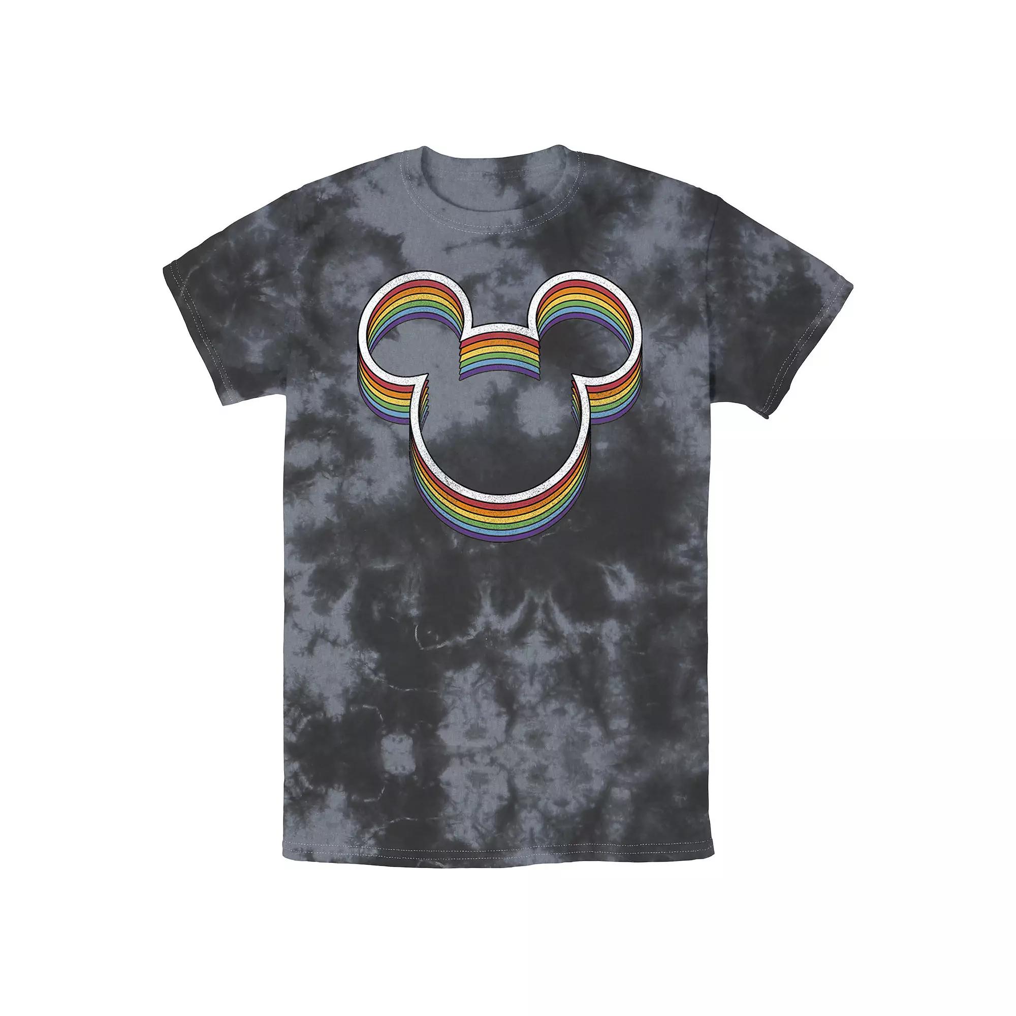 Disney's Mickey Mouse Rainbow Ears Men's Graphic Tee,  Product Image