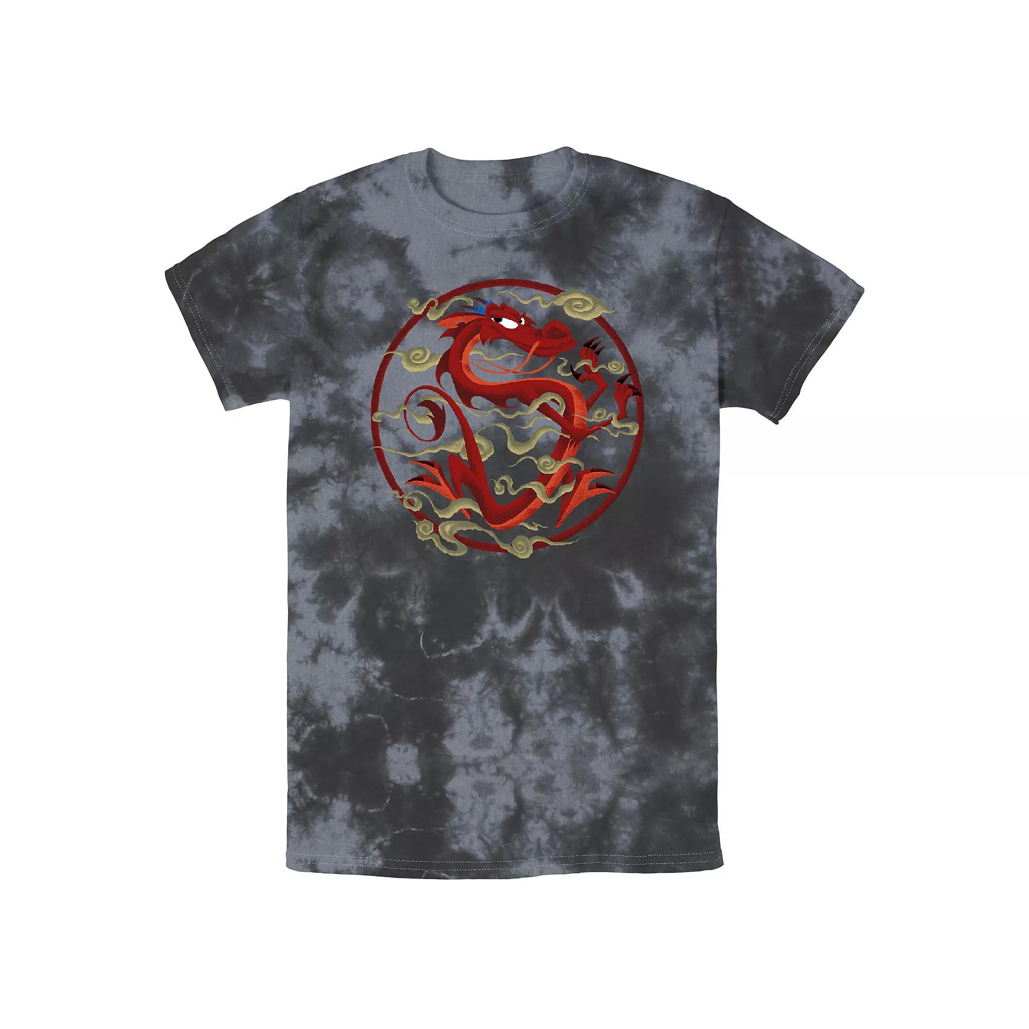Men's Disney Mulan Mushu Inner Circle Bomabrd Wash Tee,  Product Image
